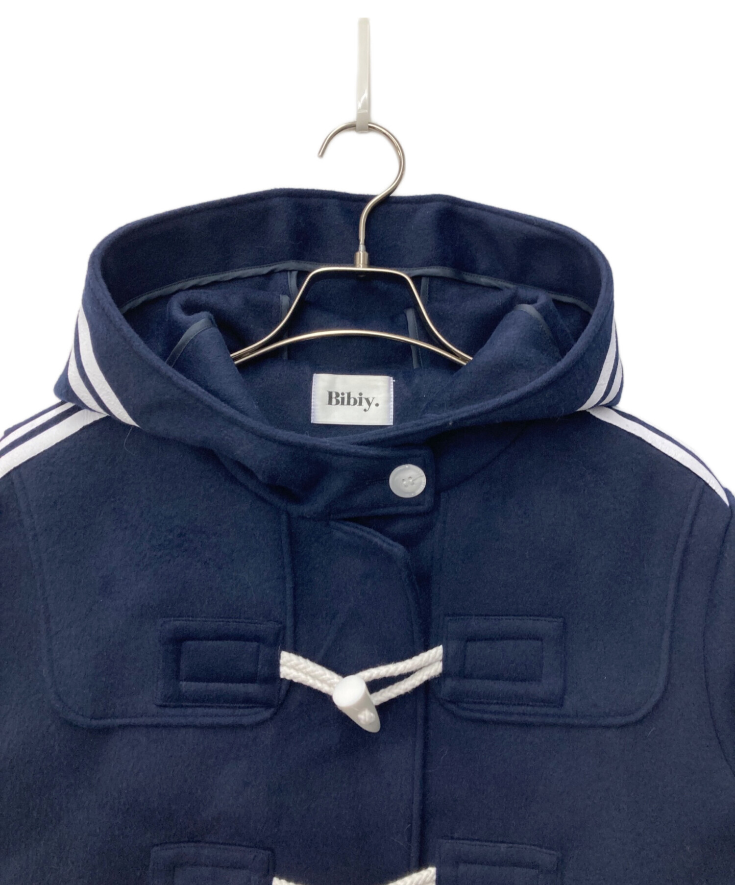 ジャケット・アウター Bibiy CHARLENE DUFFLE COAT 中古・古着通販】Bibiy. (ビビィ) CHARLENE DUFFLE COAT ネイビー