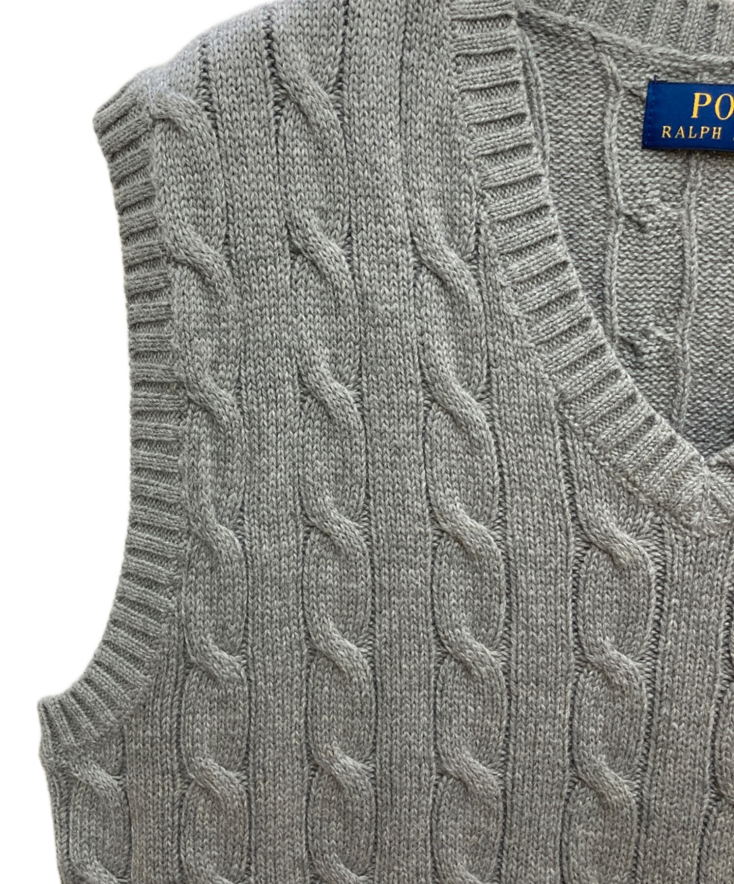 ラルフローレン Ralph Lauren グレー ベスト L (14-16) 中古・古着通販】POLO RALPH LAUREN (ポロ・ラルフローレン) M
