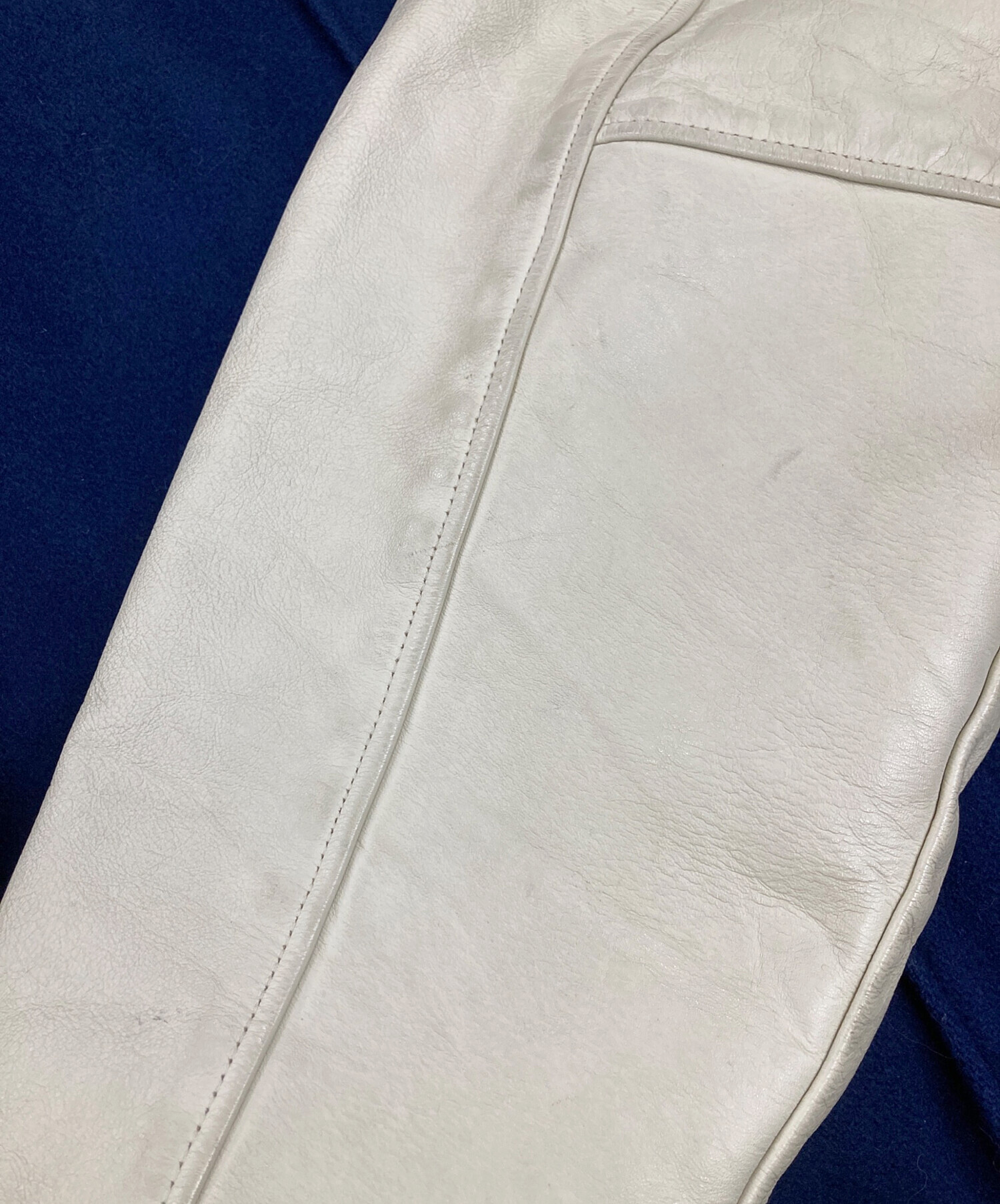 中古・古着通販】Golden Bear (ゴールデンベア) レザー切り替え