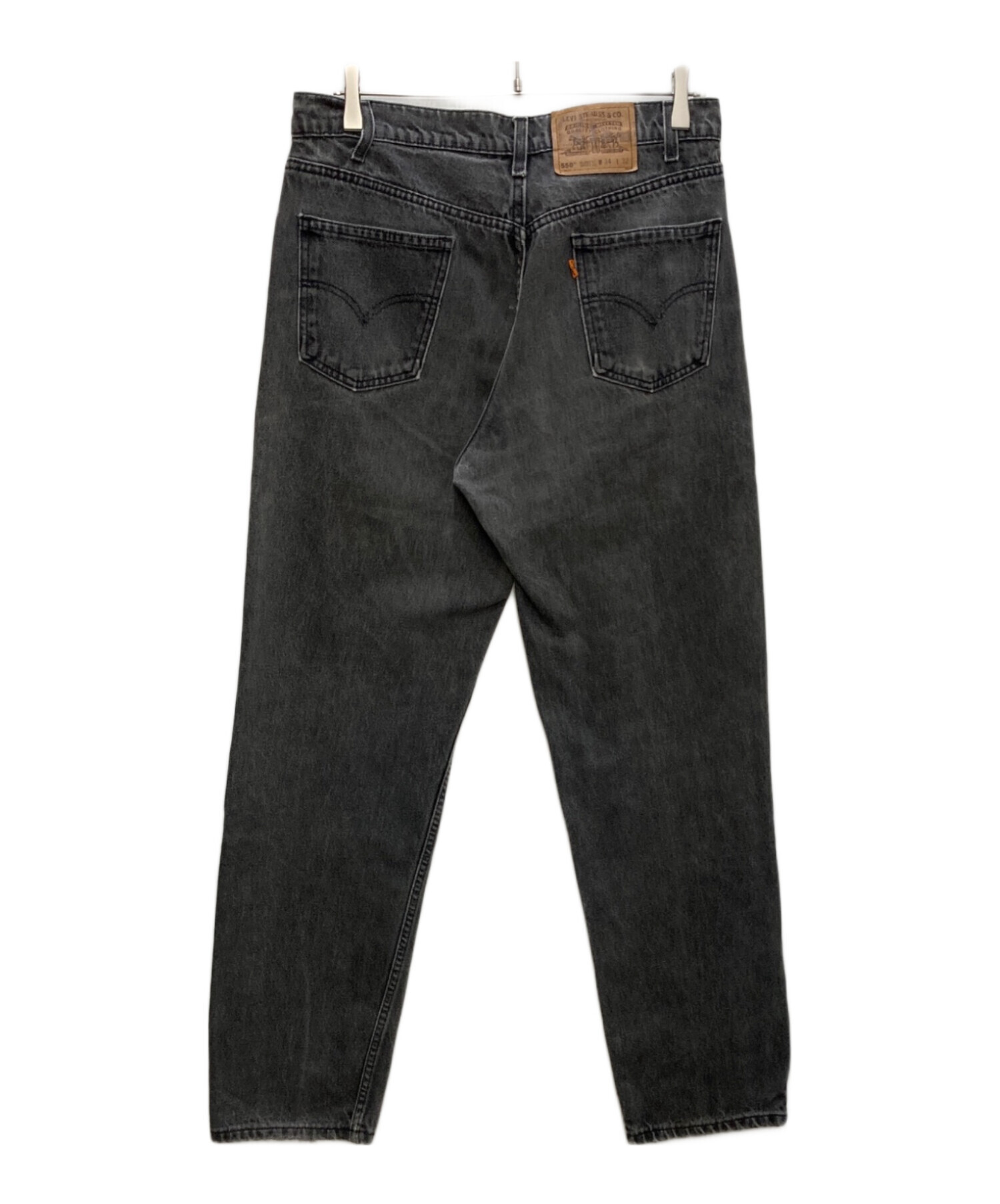 リーバイス550 w32l30 中古・古着通販】LEVI'S (リーバイス) 550デニムパンツ ブラック