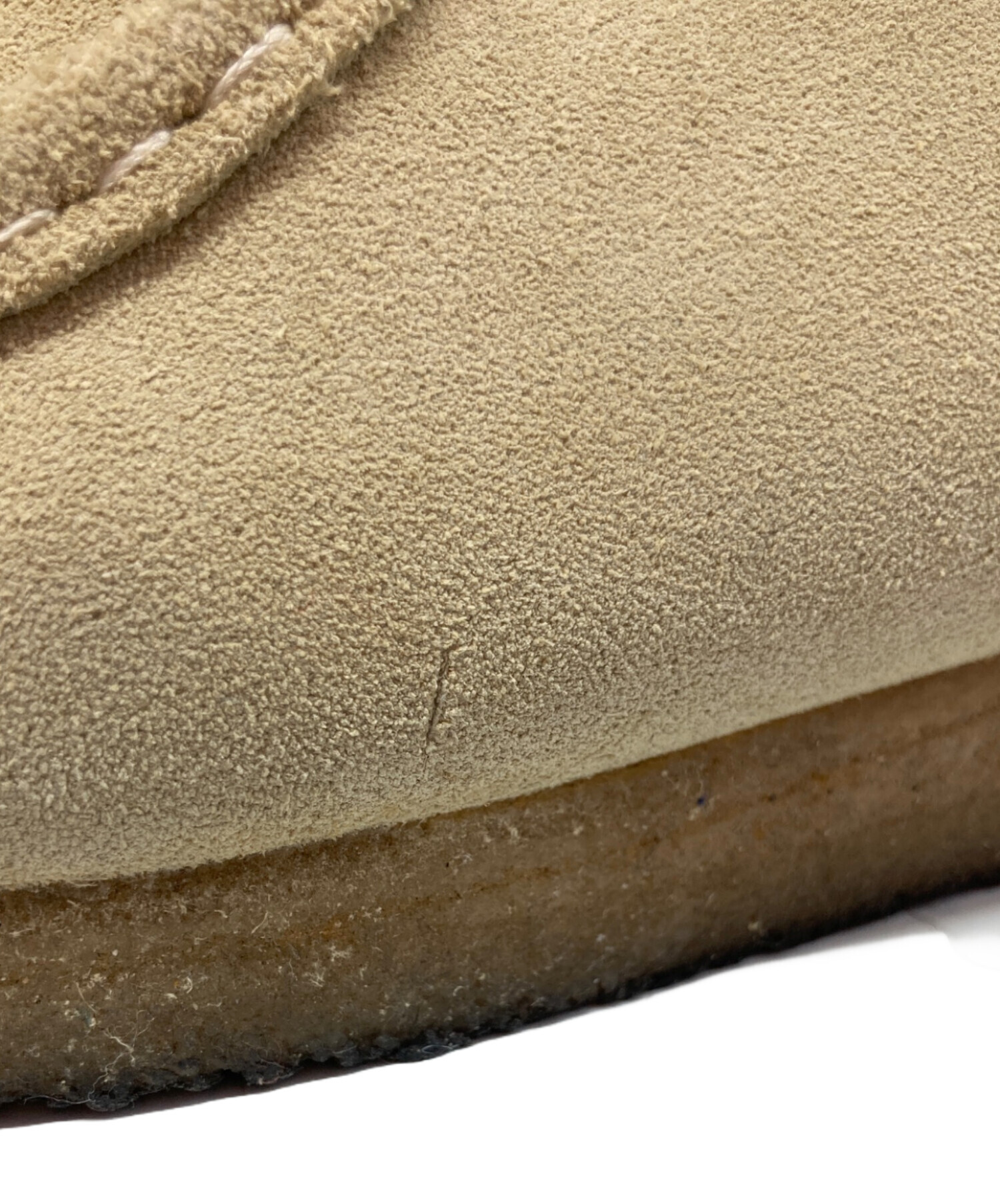 中古・古着通販】CLARKS (クラークス) ワラビーブーツ ベージュ サイズ