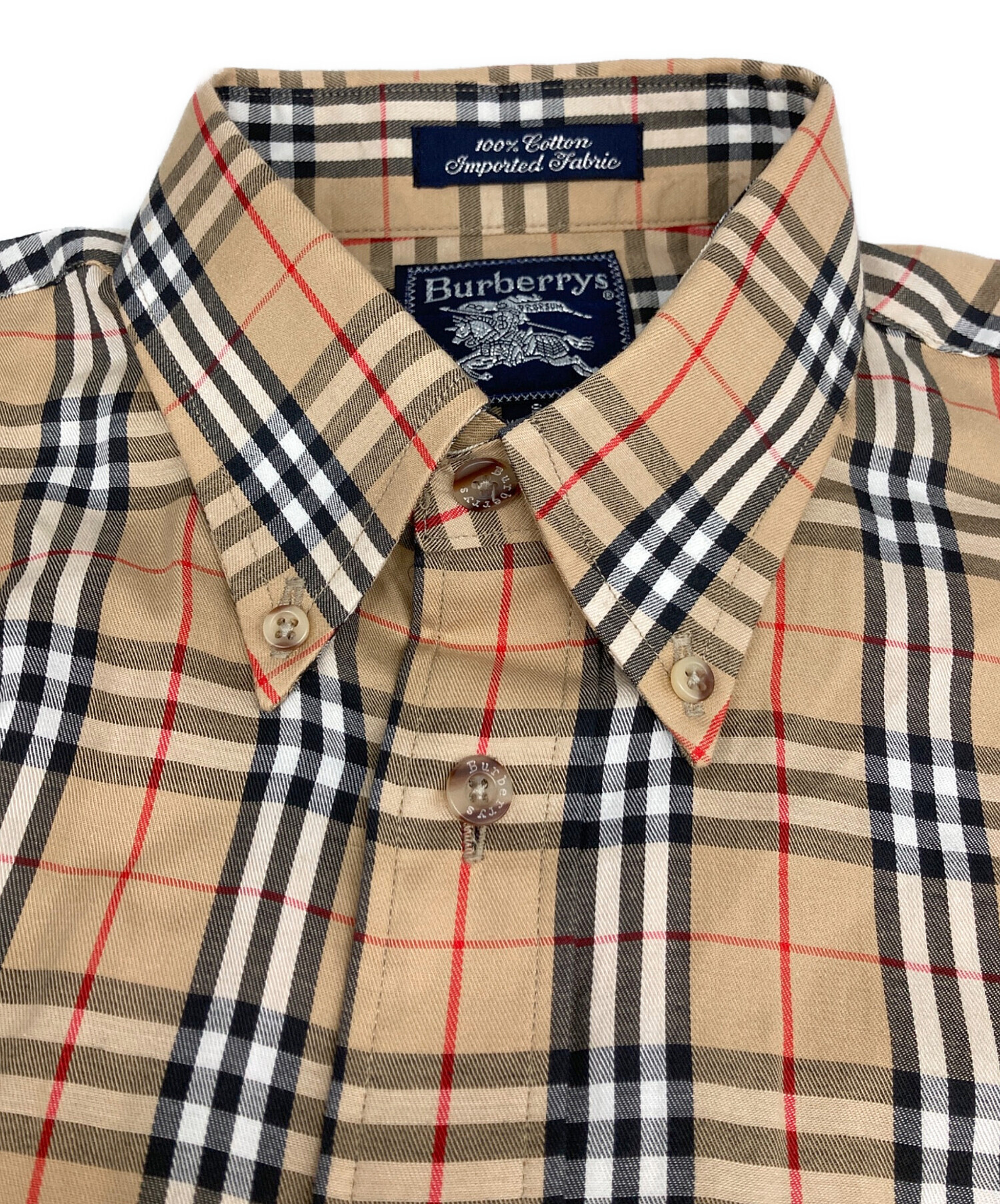 中古・古着通販】Burberry's (バーバリーズ) ノバチェック半袖シャツ