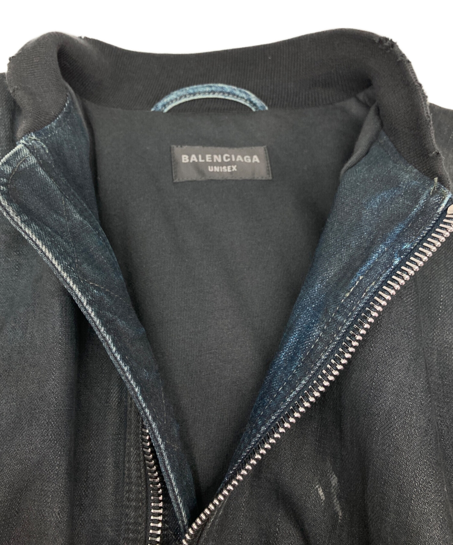 中古・古着通販】BALENCIAGA (バレンシアガ) デニムボンバーブルゾン
