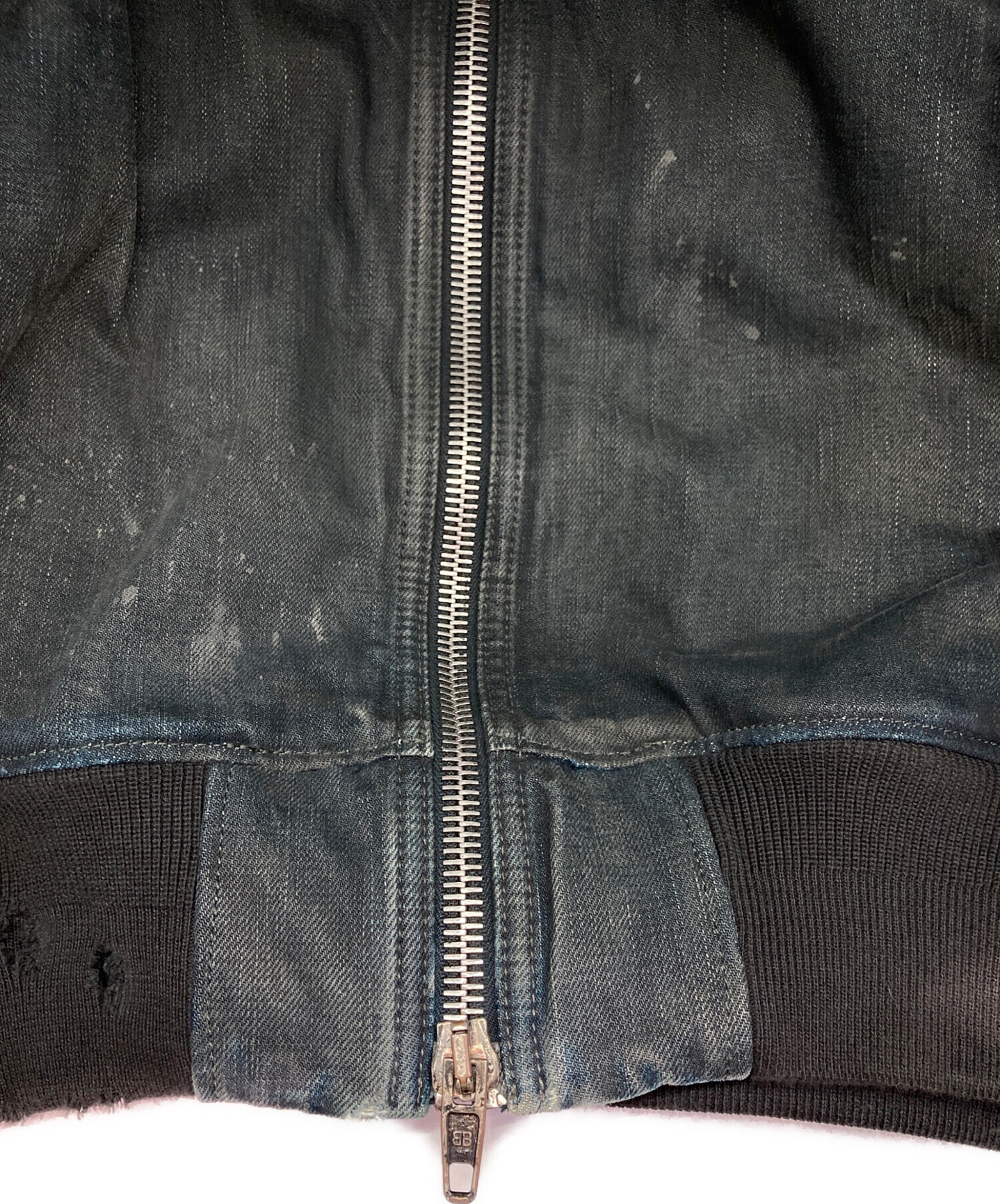 中古・古着通販】BALENCIAGA (バレンシアガ) デニムボンバーブルゾン