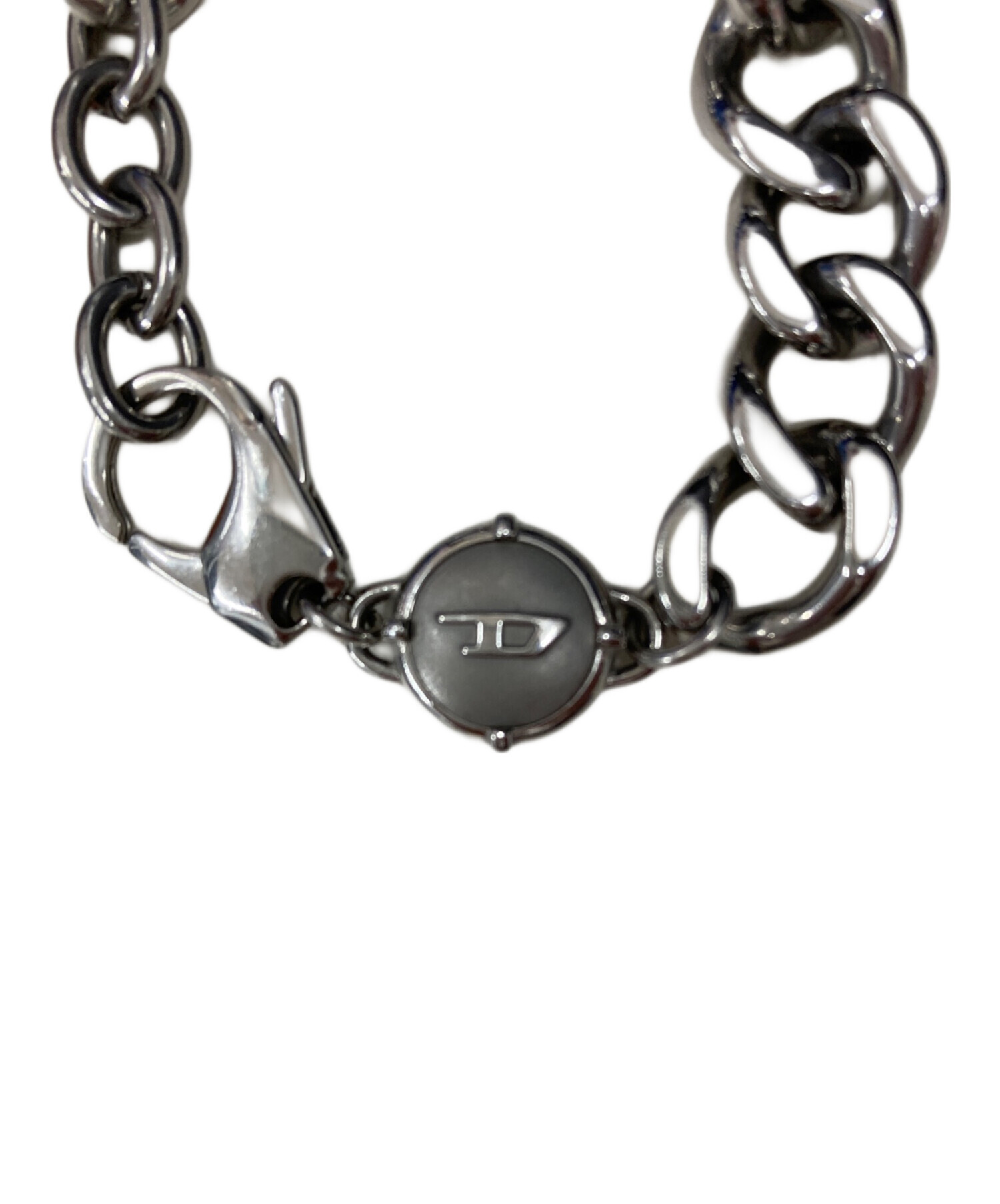 【美品】DIESEL ディーゼル　プレートブレスレット 中古・古着通販】DIESEL (ディーゼル) プレートブレスレット｜ブランド
