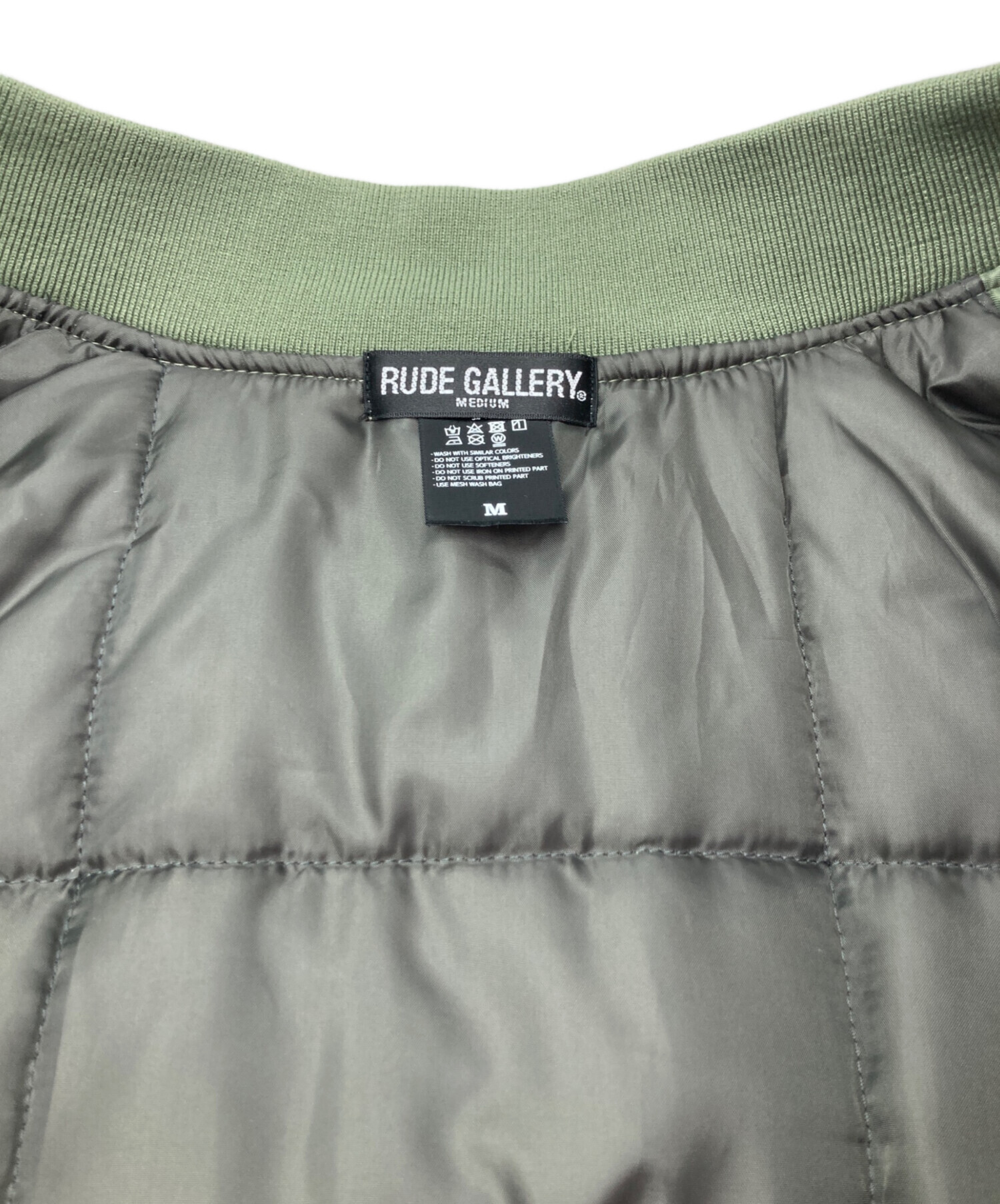 中古・古着通販】RUDE GALLERY (ルードギャラリー) MA-1ジャケット