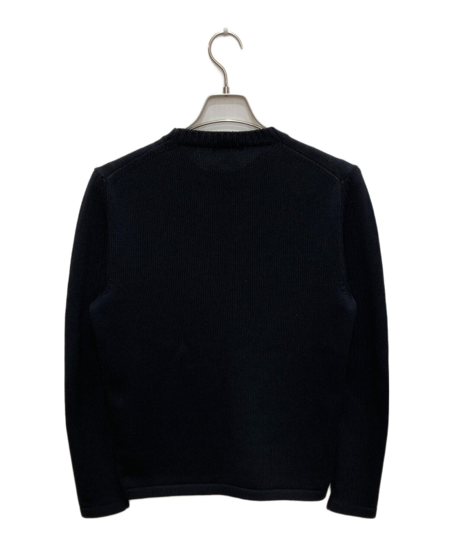 中古・古着通販】PRADA (プラダ) トライアングルロゴプレートニット