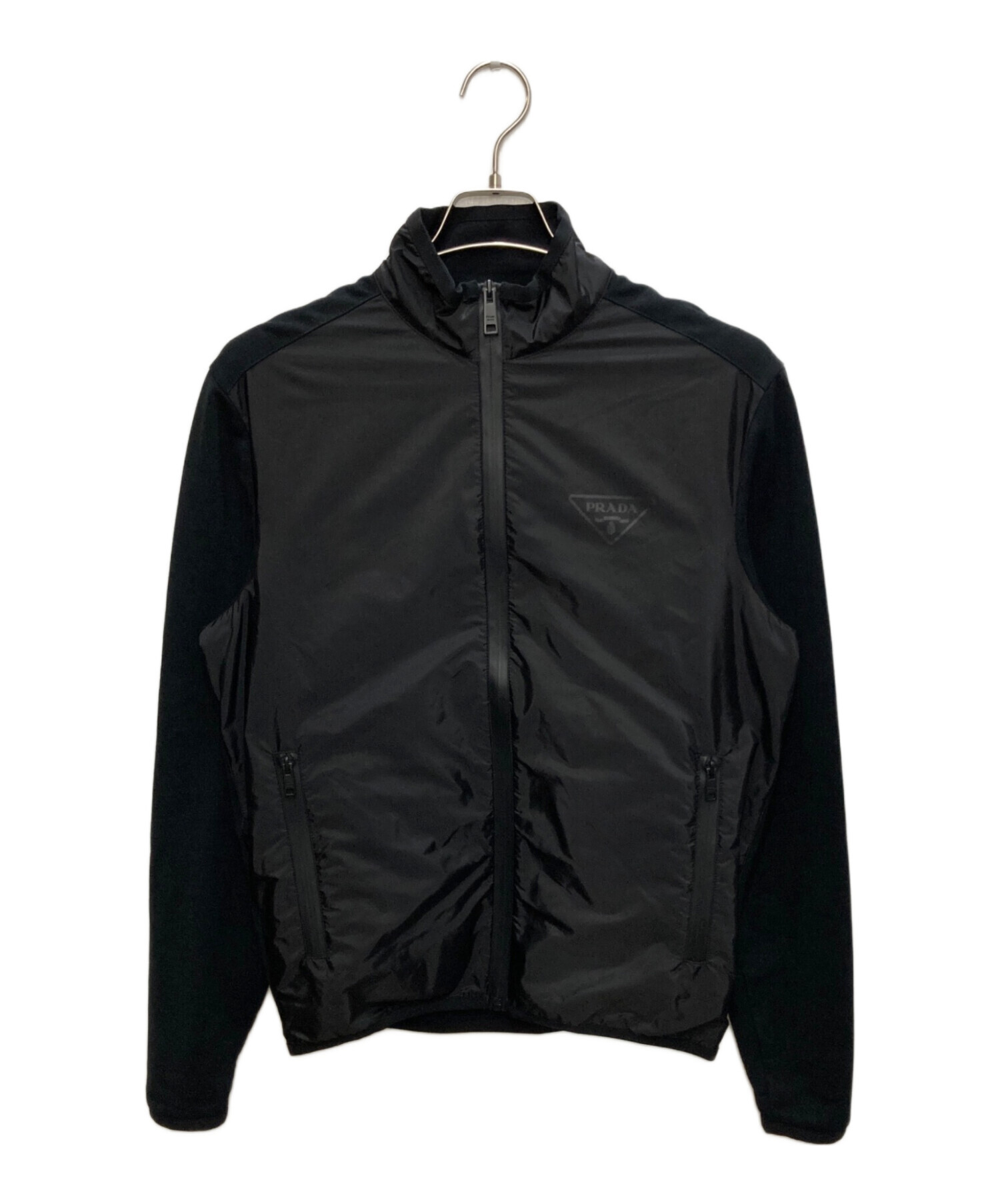 中古・古着通販】PRADA (プラダ) ナイロン切替ジャケット ネイビー