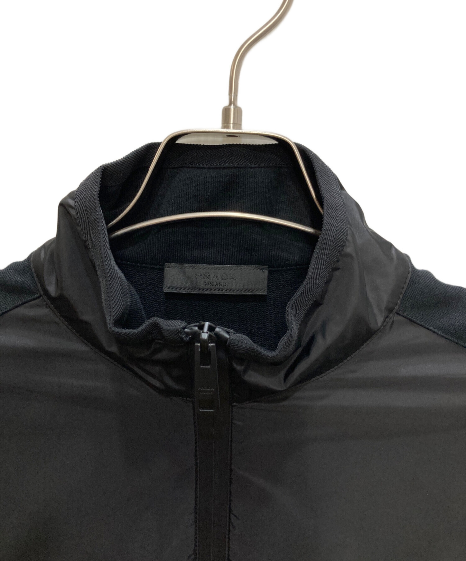 中古・古着通販】PRADA (プラダ) ナイロン切替ジャケット ネイビー