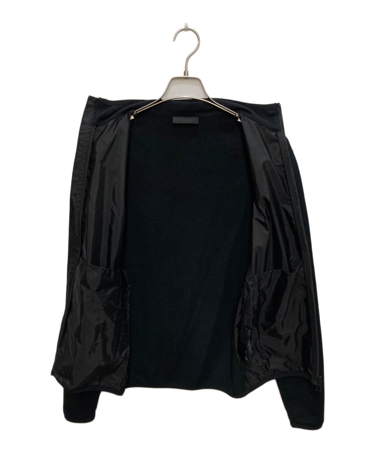 中古・古着通販】PRADA (プラダ) ナイロン切替ジャケット ネイビー