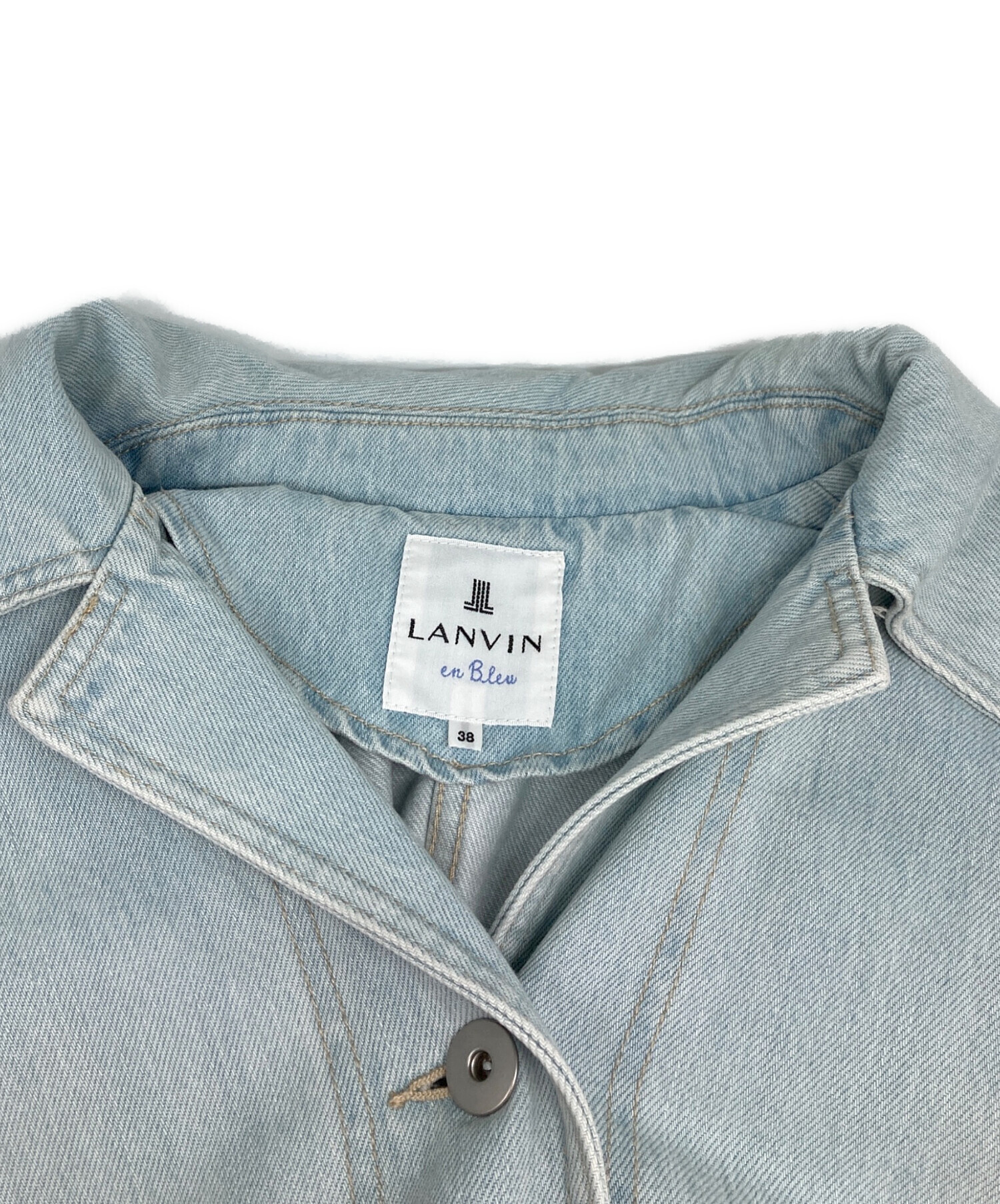 中古・古着通販】LANVIN en Bleu (ランバンオンブルー) ビッグカラー