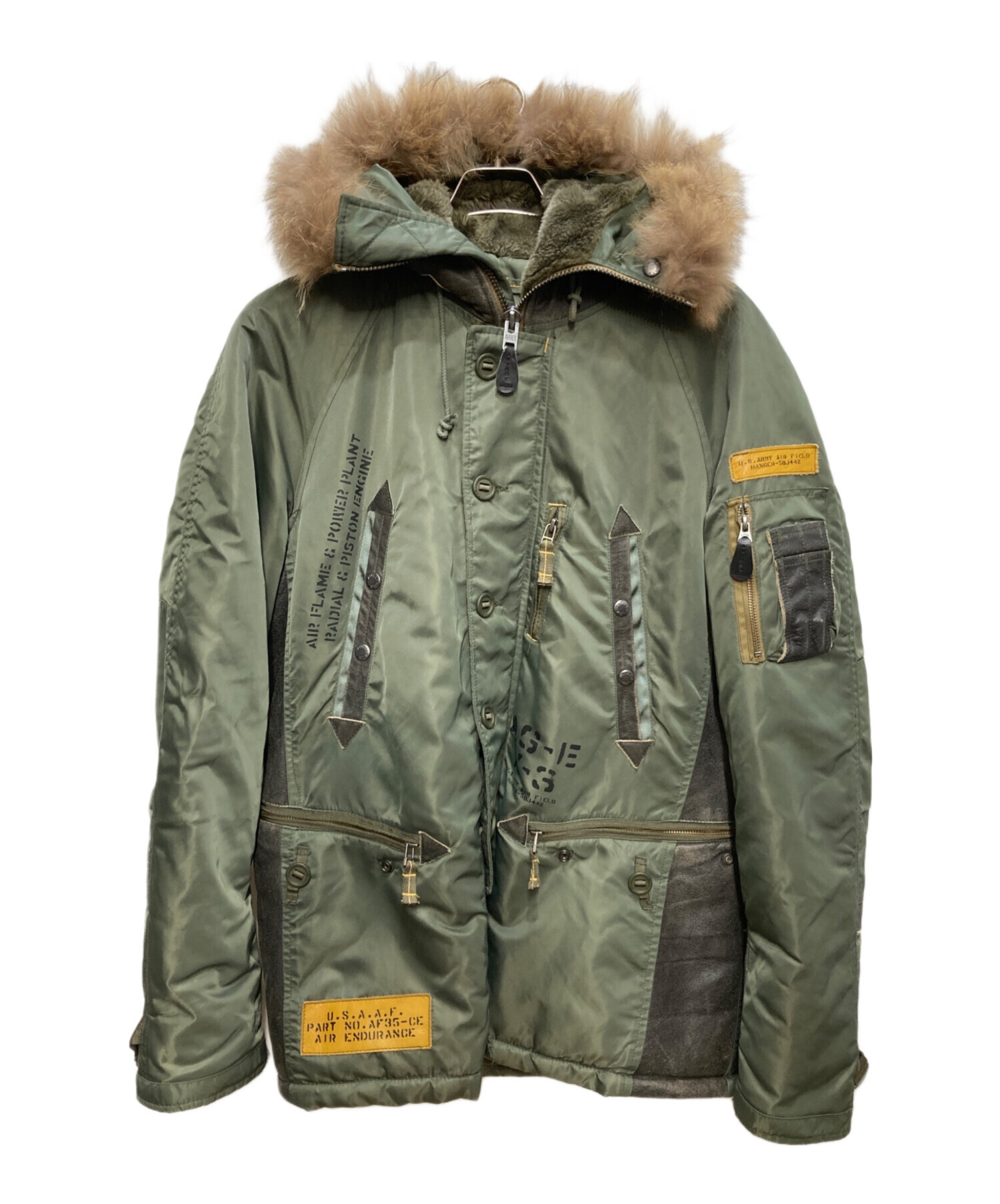 AVIREX N3B Mサイズ オリーブグリーン 中古・古着通販】AVIREX (アヴィレックス) N-3B プロトタイプ