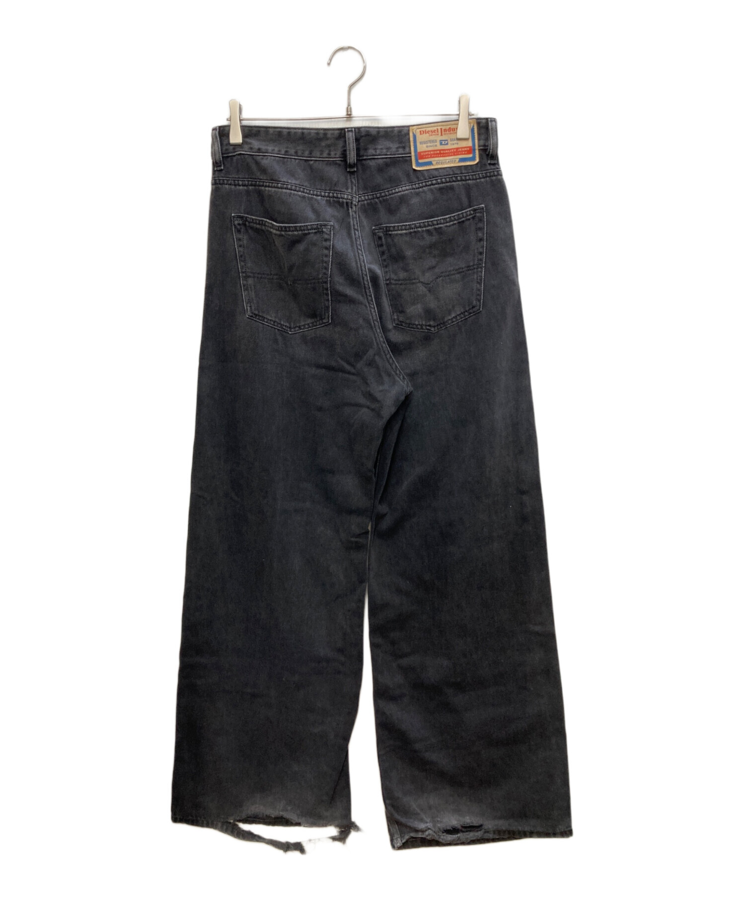 ディーゼル DIESEL D-RISE W28 L30 中古・古着通販】DIESEL (ディーゼル) D-RISE Relaxed Jeans ブラック