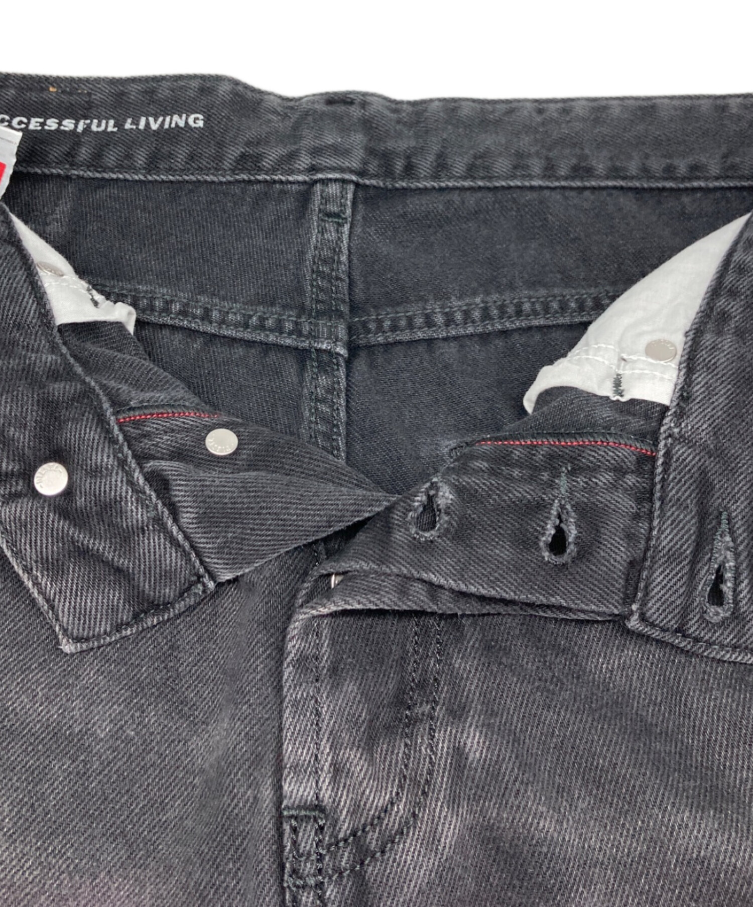 中古・古着通販】DIESEL (ディーゼル) D-RISE Relaxed Jeans ブラック