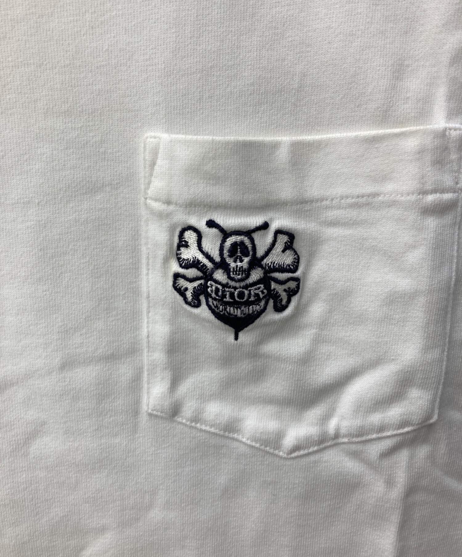 中古・古着通販】Dior (ディオール) Bee刺繍Tシャツ ホワイト サイズ