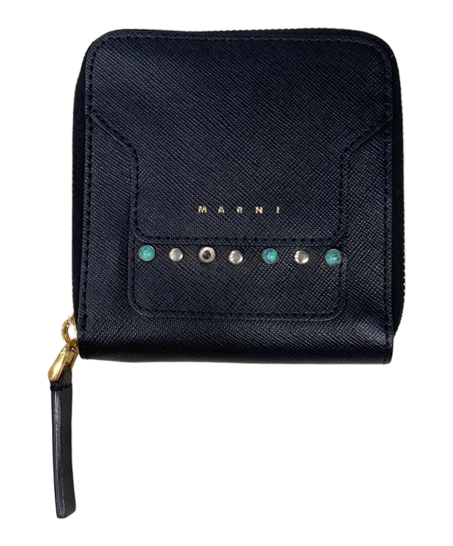 中古・古着通販】MARNI (マルニ) サフィアーノレザー ジップアラウンド