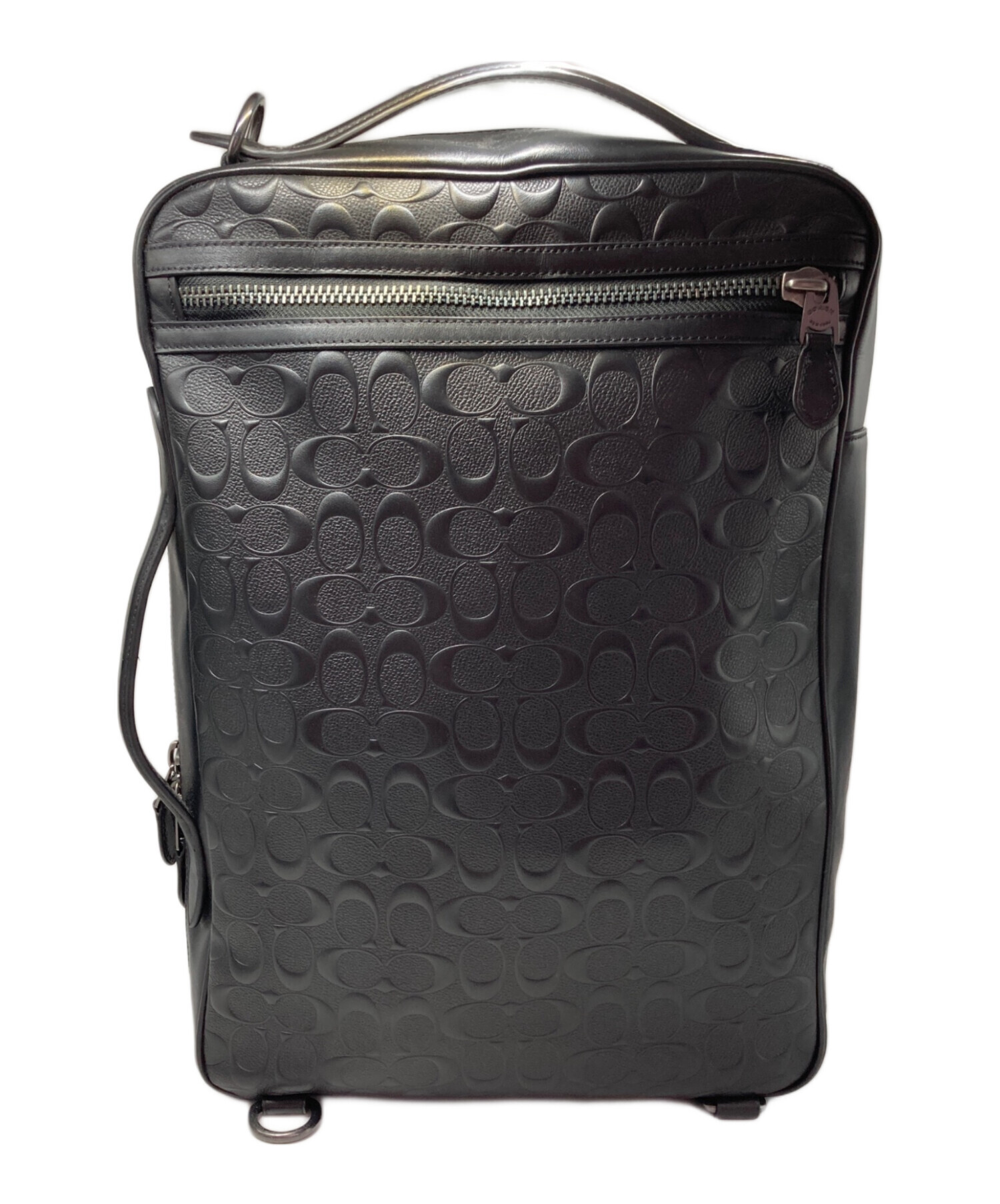 ぶ*う様 COACH グラハム　レザー ビジネスバック 3ウェイ バックパック 中古・古着通販】COACH (コーチ) グラハム3Wayバッグパック ブラック