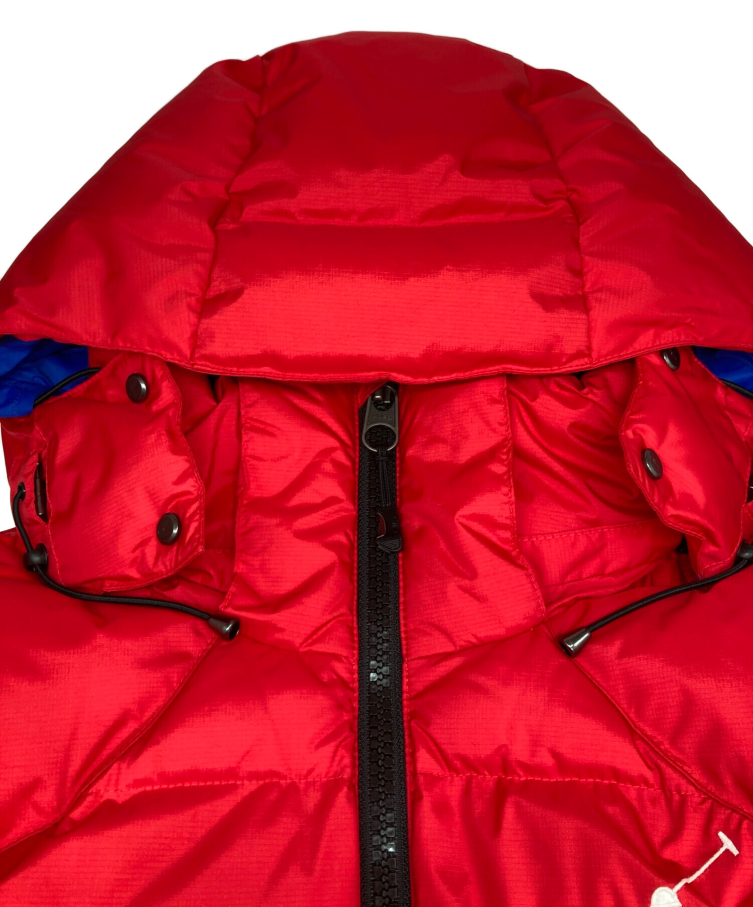 RALPH LAUREN ダウンベスト　レッド　レディース　フード付き　Mサイズ 中古・古着通販】POLO RALPH LAUREN (ポロ・ラルフローレン) ダウン