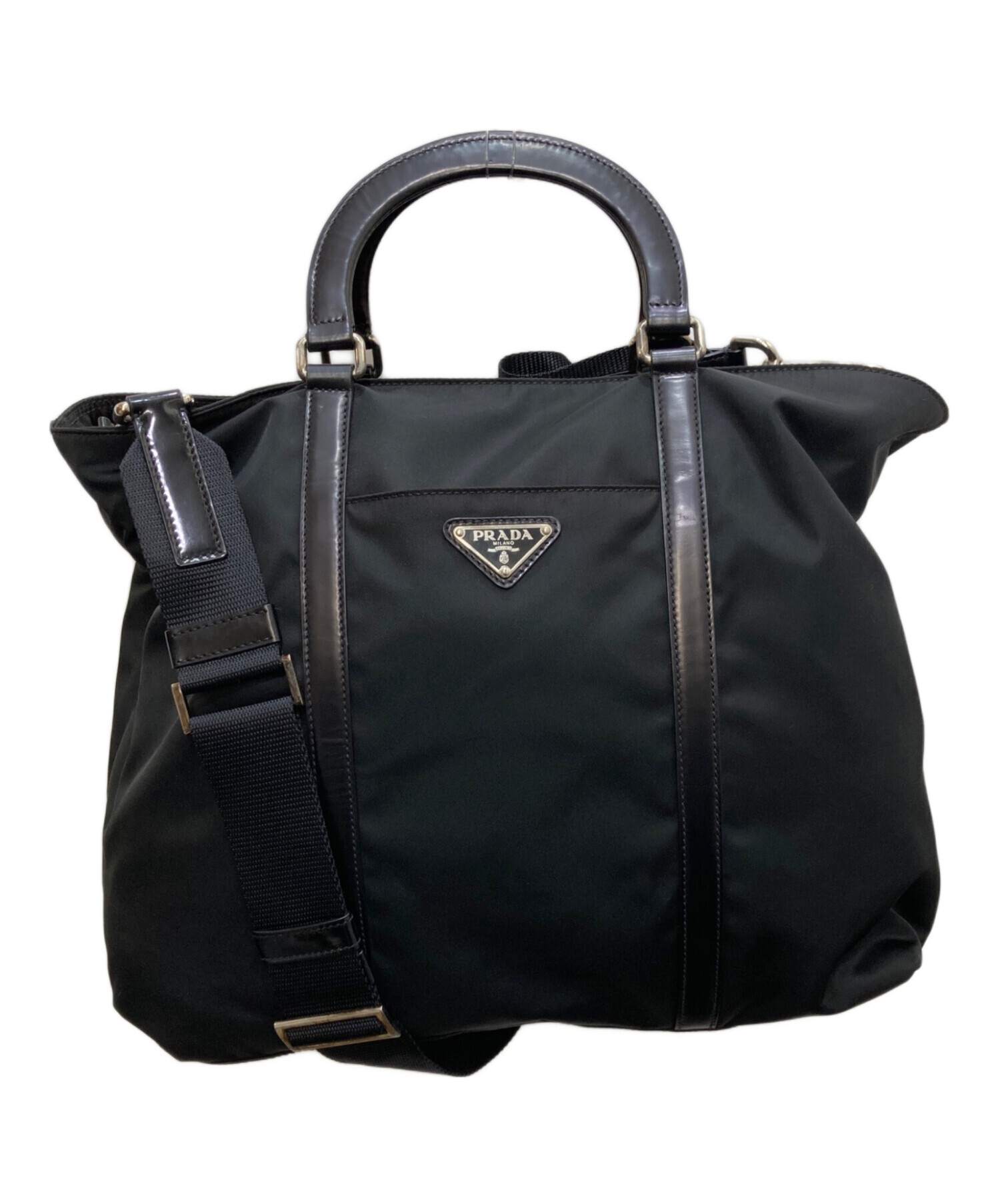 中古・古着通販】PRADA (プラダ) 2WAYショルダーバッグ ブラック