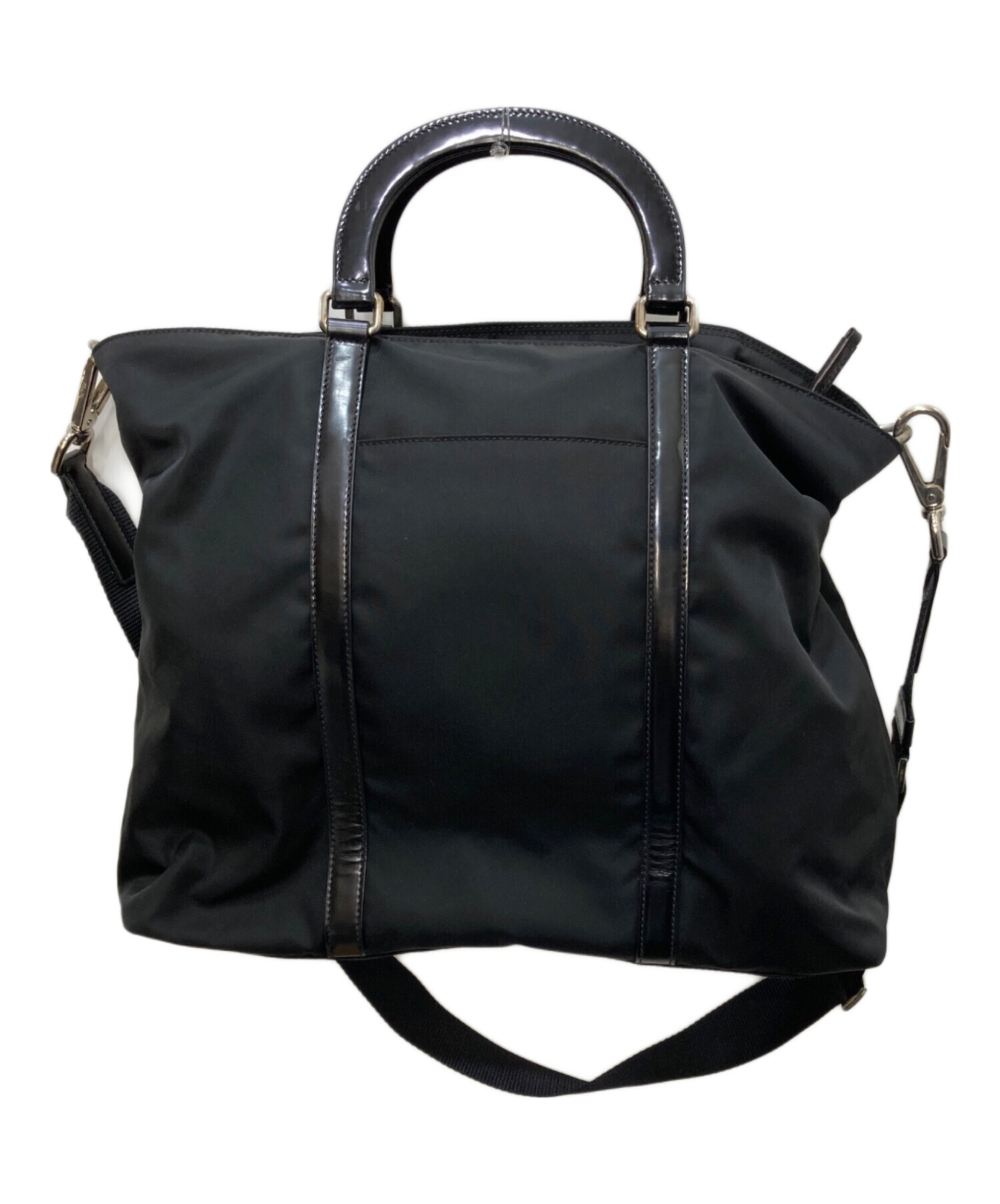 プラダ　2WAYバッグ 中古・古着通販】PRADA (プラダ) 2WAYショルダーバッグ ブラック