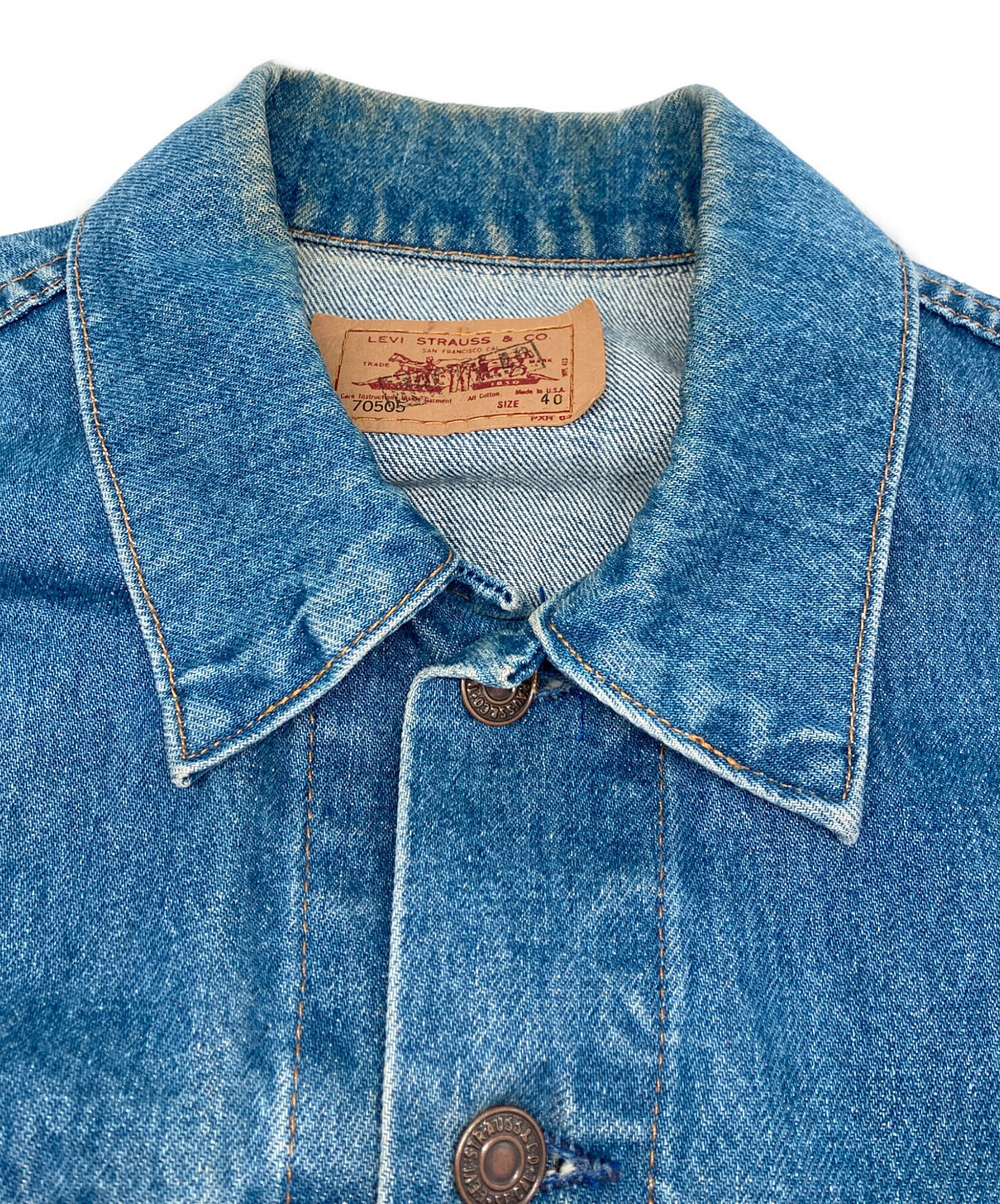 中古・古着通販】LEVI'S (リーバイス) 70505デニムジャケット