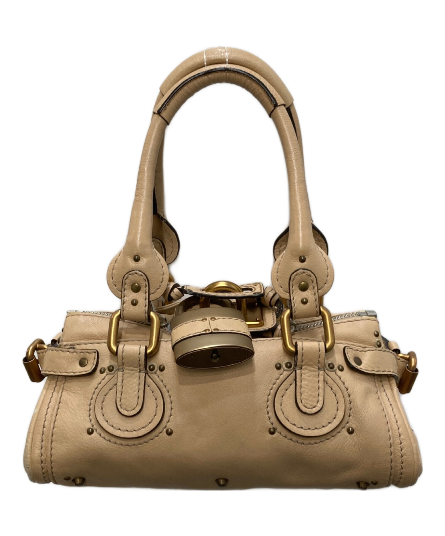 中古・古着通販】Chloe (クロエ) パディントン ハンドバッグ ベージュ