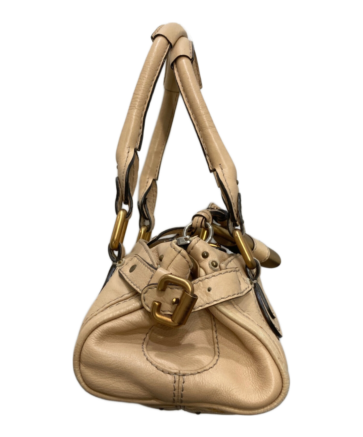 中古・古着通販】Chloe (クロエ) パディントン ハンドバッグ ベージュ