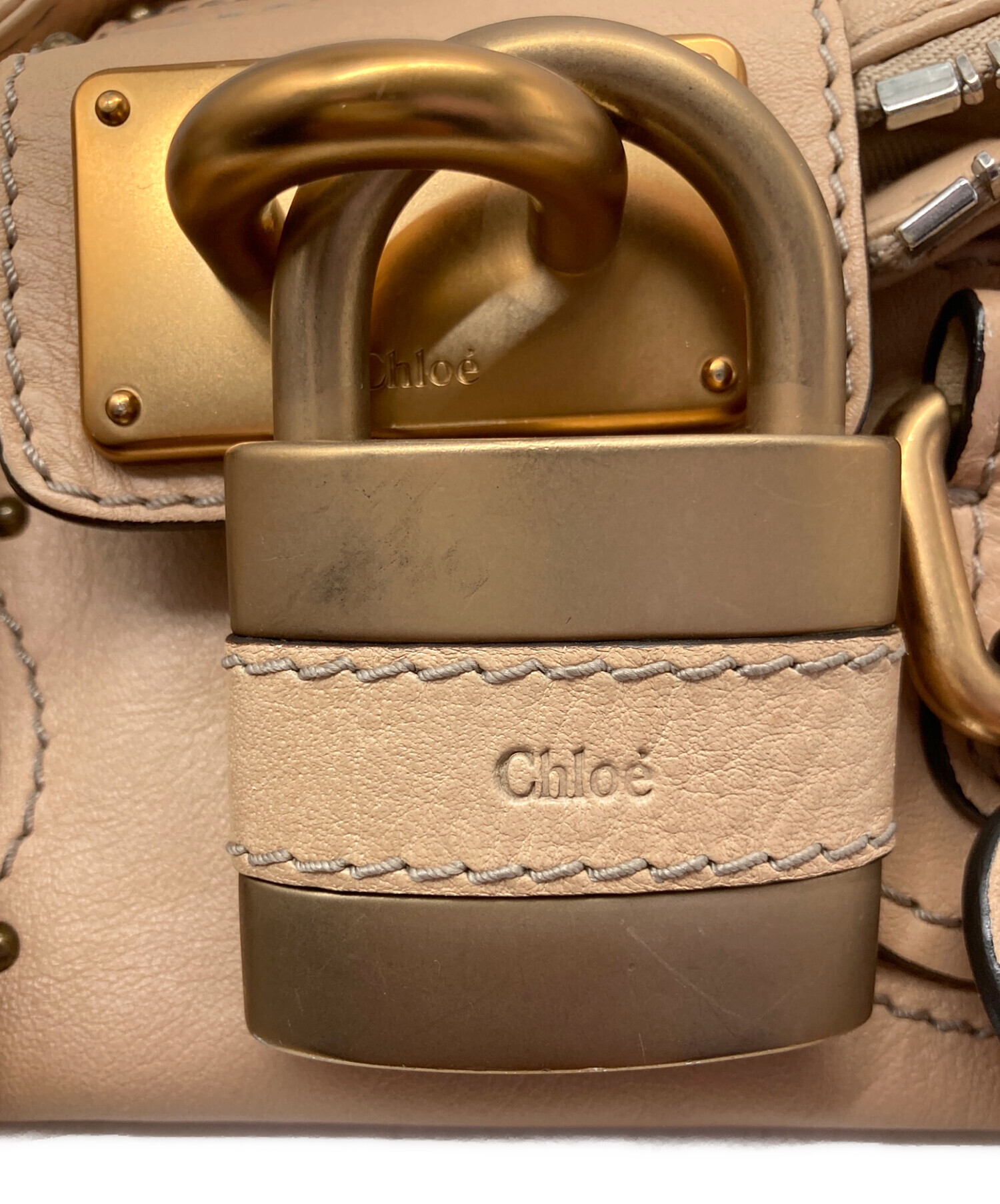 中古・古着通販】Chloe (クロエ) パディントン ハンドバッグ ベージュ
