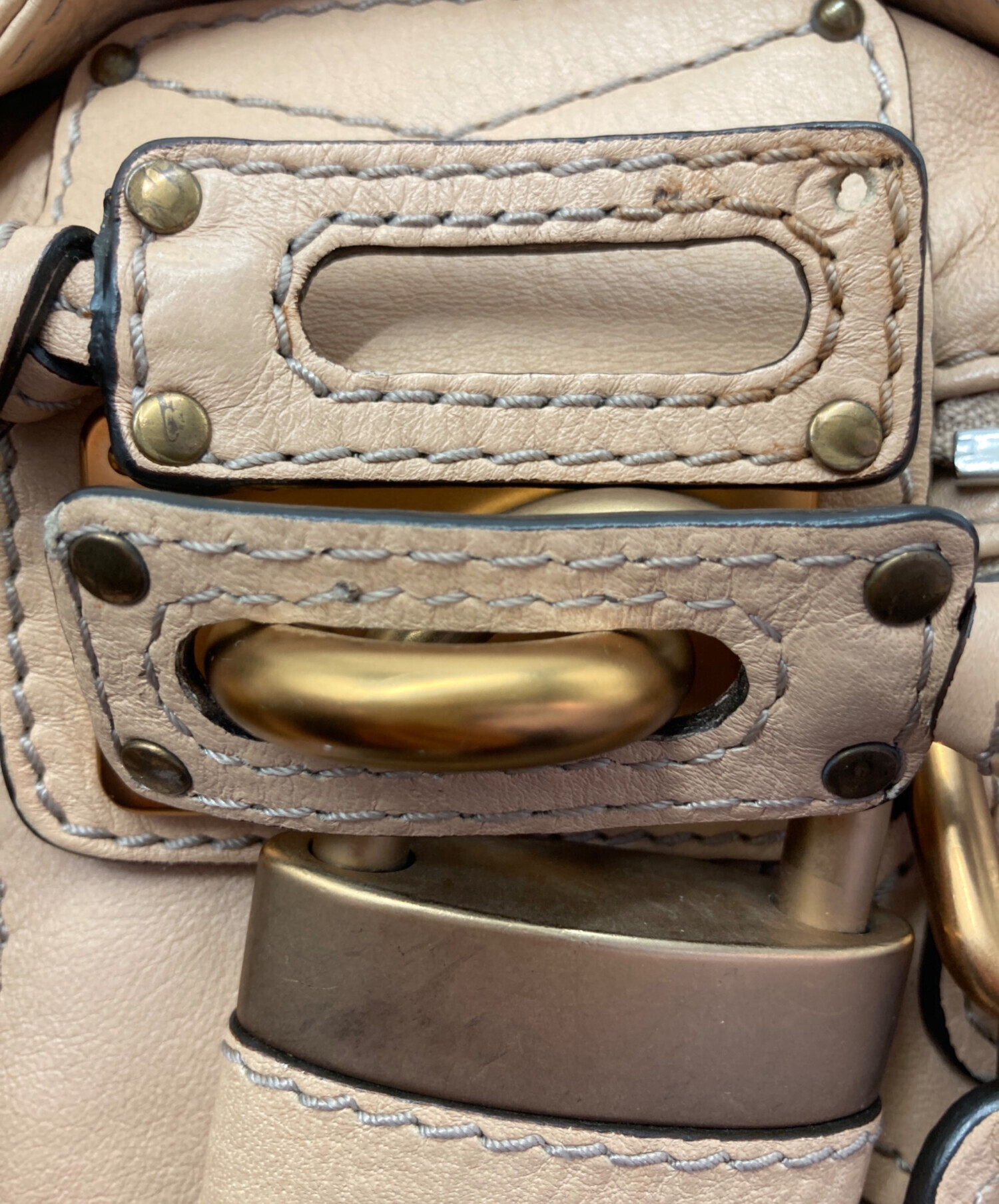 中古・古着通販】Chloe (クロエ) パディントン ハンドバッグ ベージュ