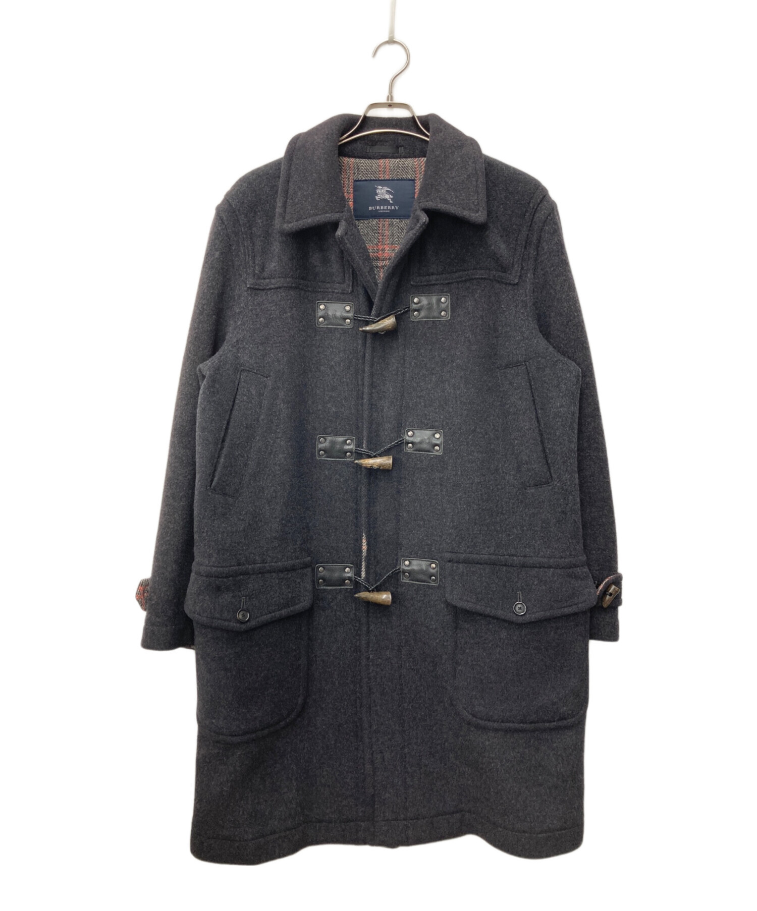BURBERRY ダッフルコート 38 グレー 中古・古着通販】BURBERRY LONDON (バーバリーロンドン) ダッフル