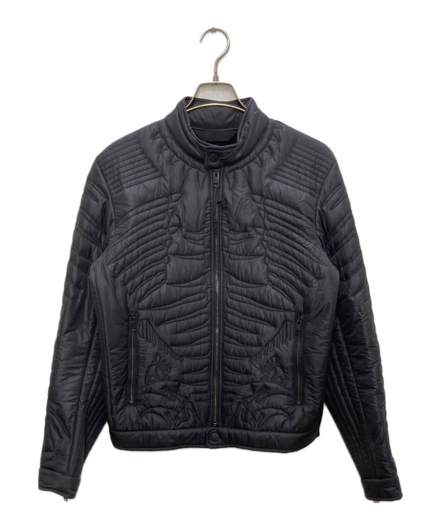 ディーゼルダウンブルゾン 未使用　M 中古・古着通販】DIESEL (ディーゼル) ジャケット ブラック サイズ:M