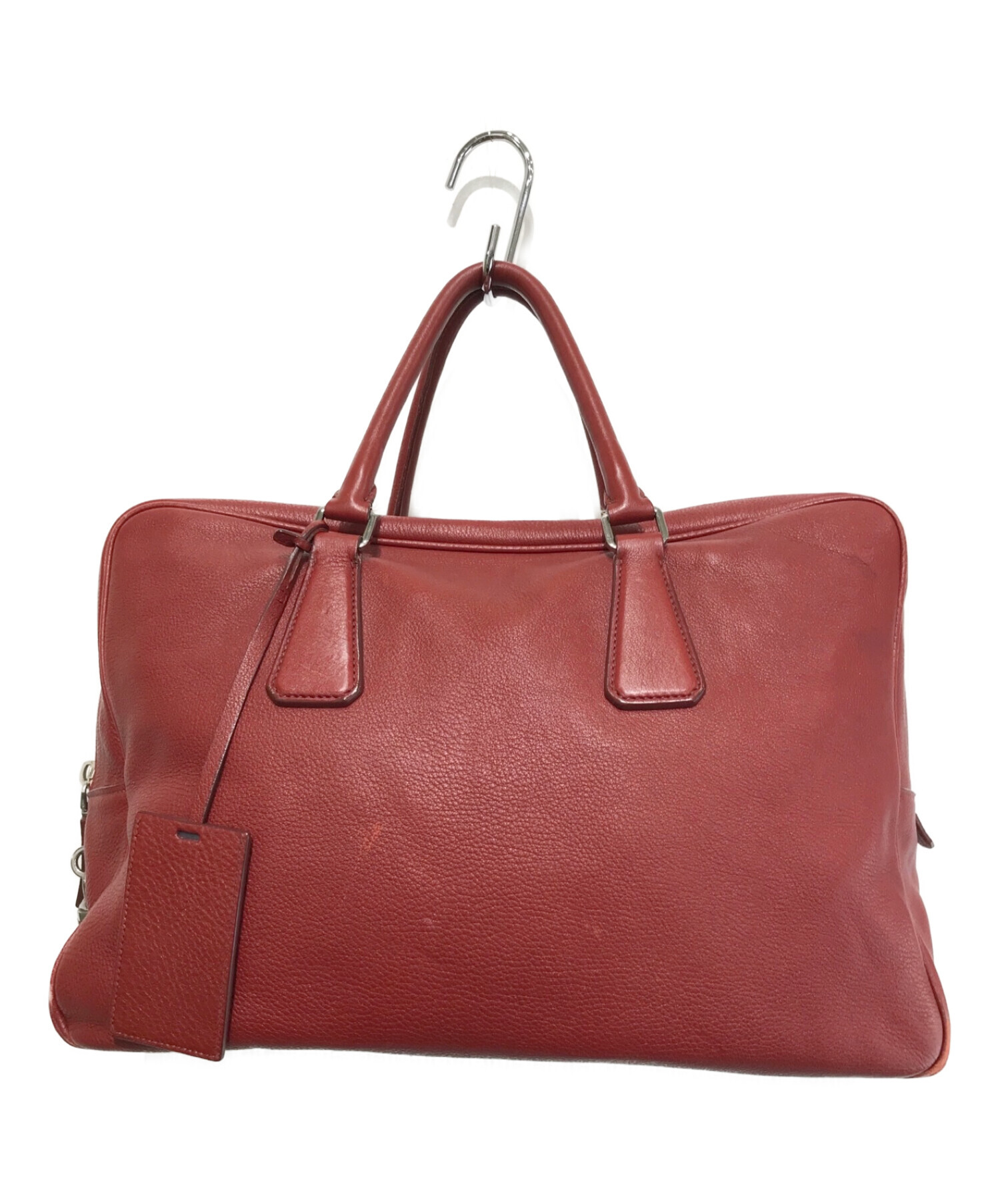 中古・古着通販】PRADA (プラダ) ボストンバッグ レッド｜ブランド 