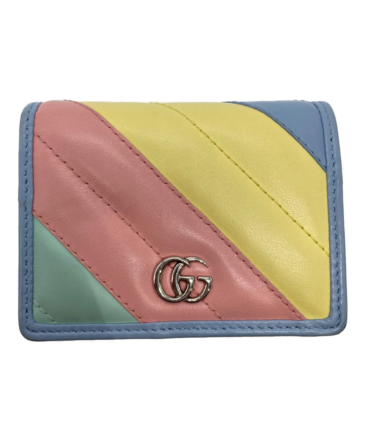 中古・古着通販】GUCCI (グッチ) GGマーモント2つ折り財布 マルチ