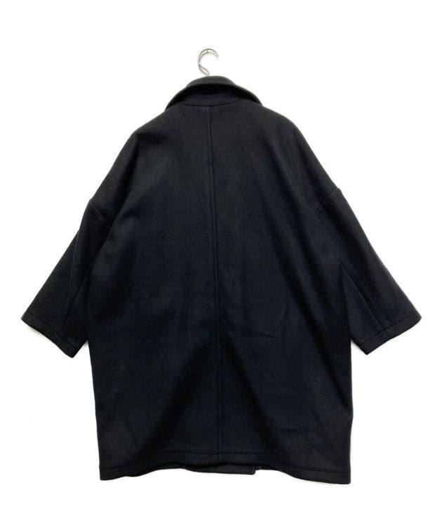 中古・古着通販】FRAMeWORK (フレームワーク) ロングPコート ブラック