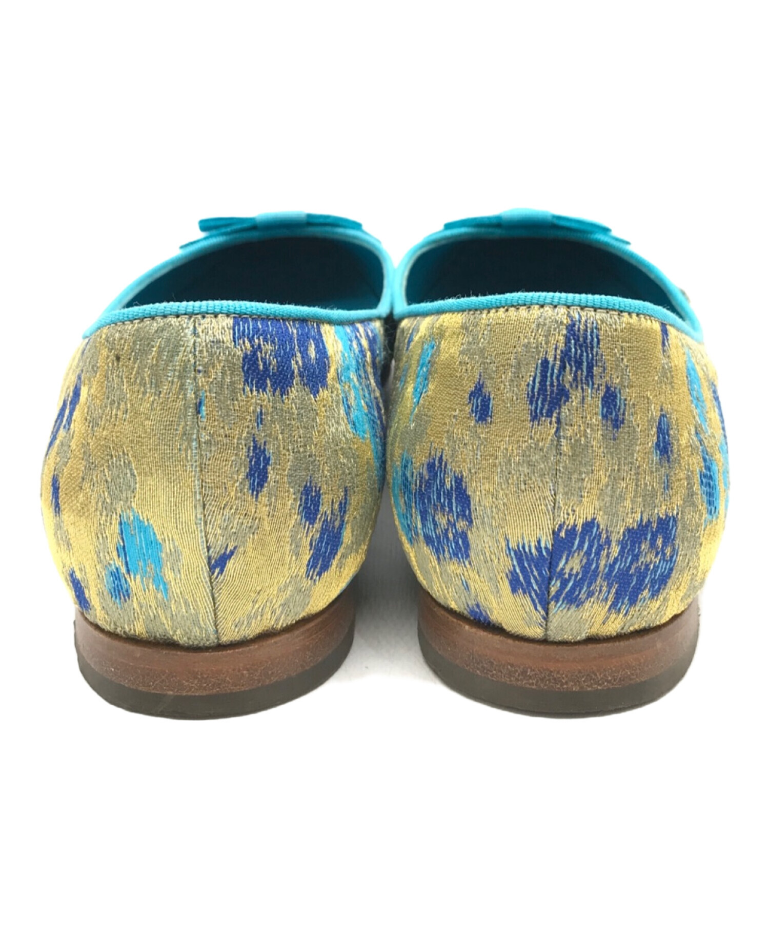 中古・古着通販】Manolo Blahnik (マノロブラニク) ジャガードフラット