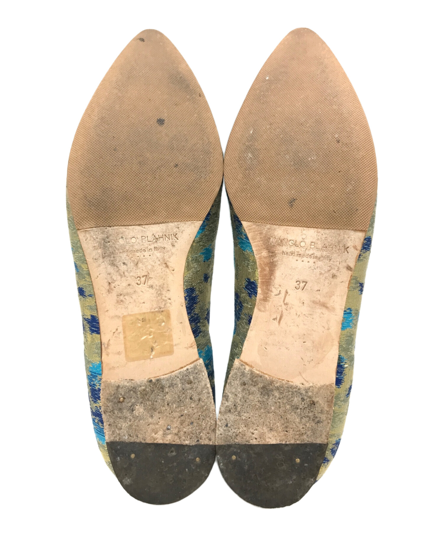 中古・古着通販】Manolo Blahnik (マノロブラニク) ジャガードフラット