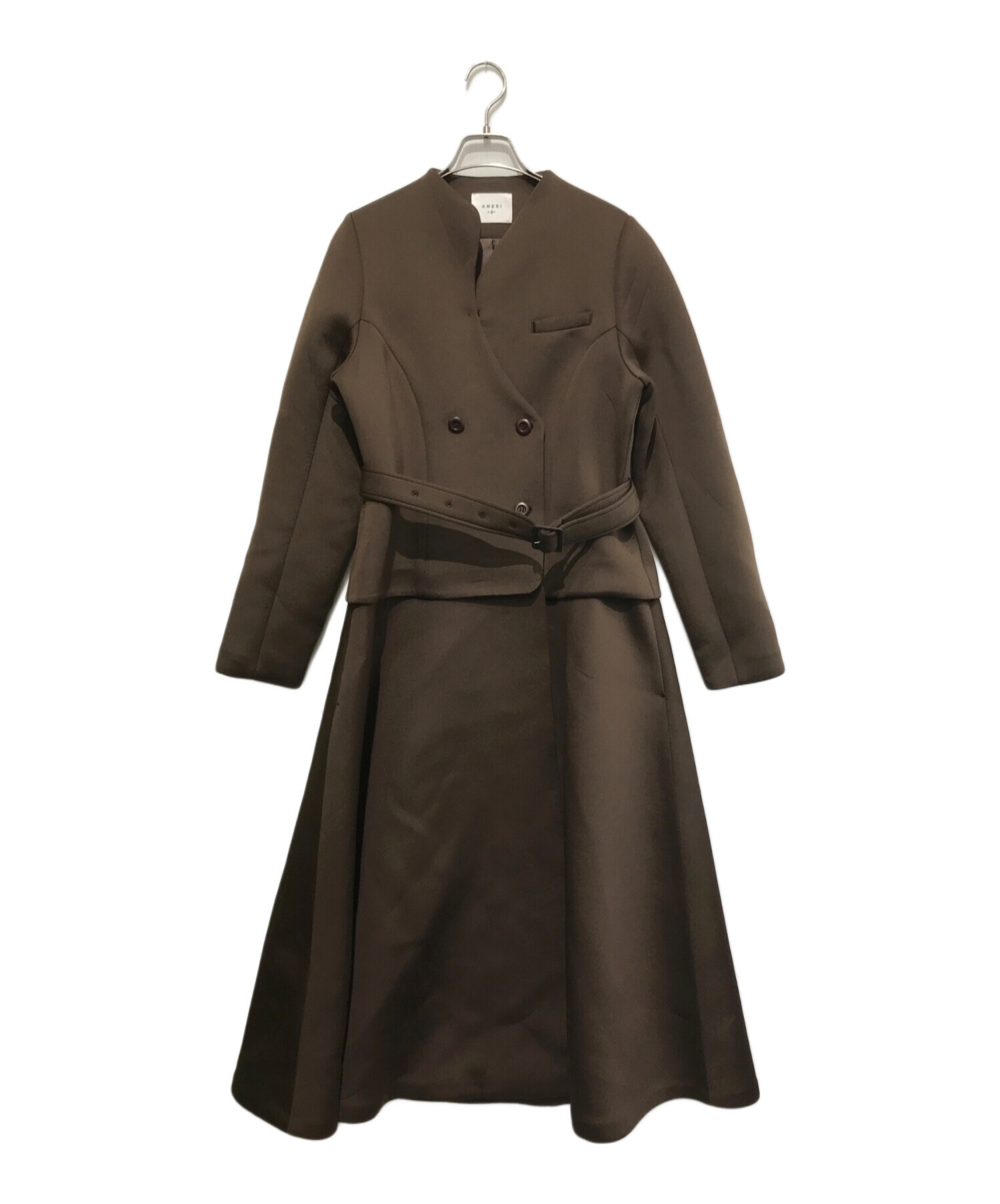 CARDBOARD FLARE DRESS COAT アメリ コート