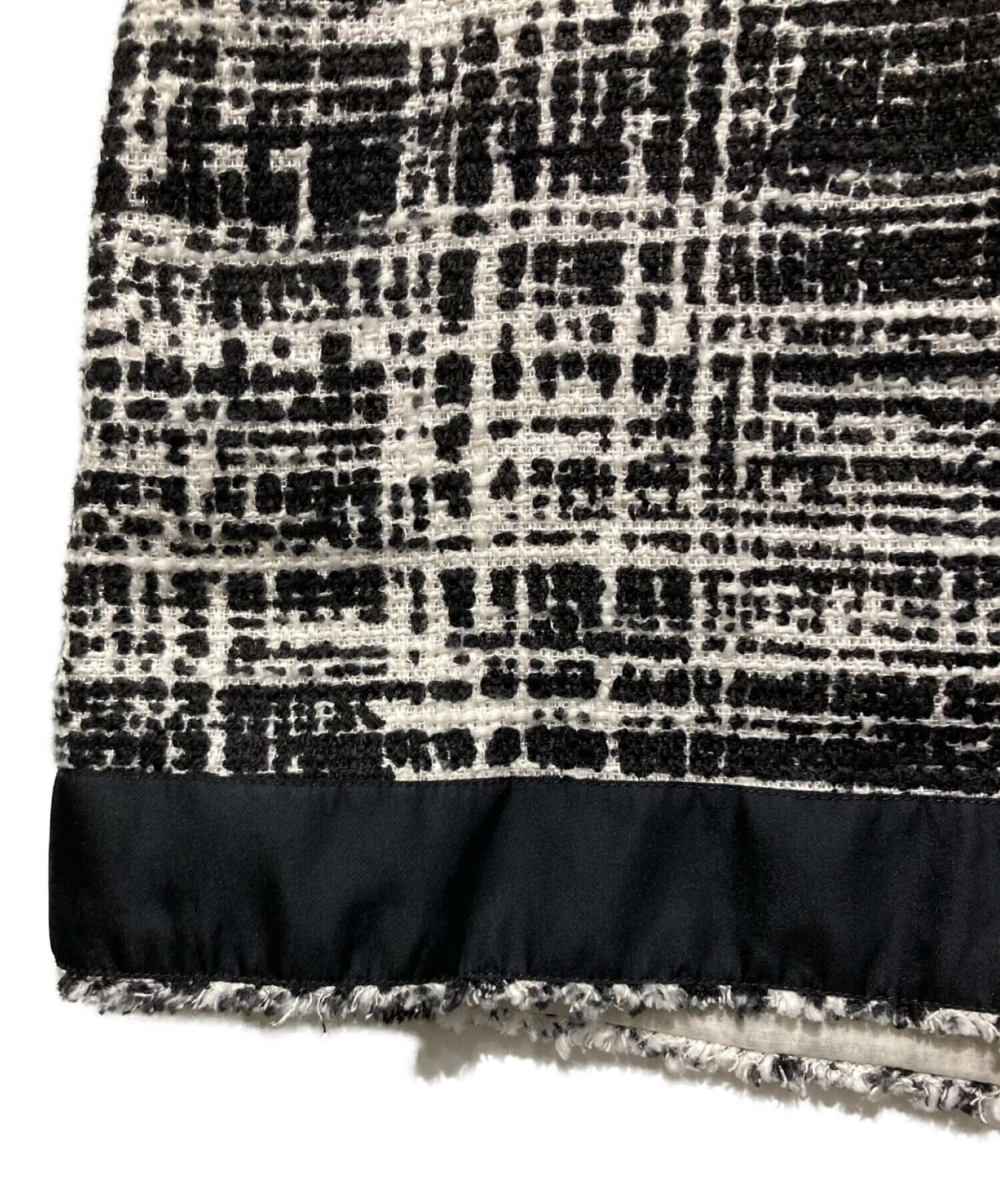 中古・古着通販】PRADA (プラダ) ノースリーブツイードワンピース