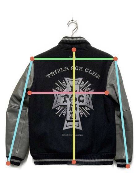 中古・古着通販】TRIPLE ACE CLUB (トルプルエースクラブ) スタジャン