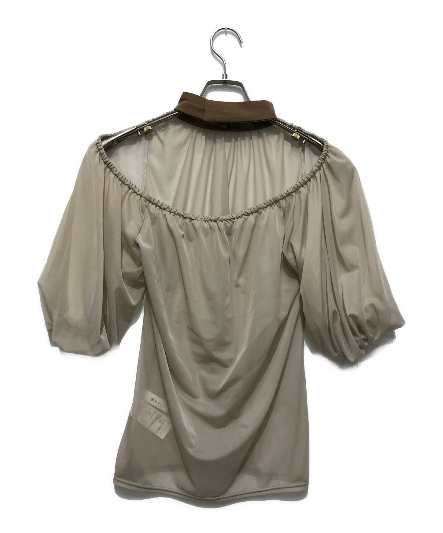 中古・古着通販】Ameri (アメリ) LAYERED BALLOON HEM DRESS カーキ 