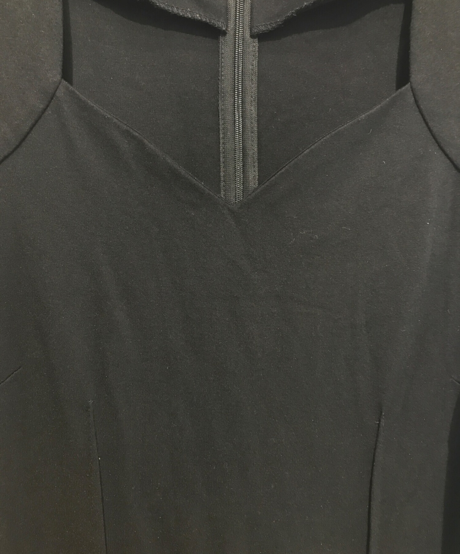 中古・古着通販】AMERI (アメリ) PENTAGON NECK FOLD HEM DRESS