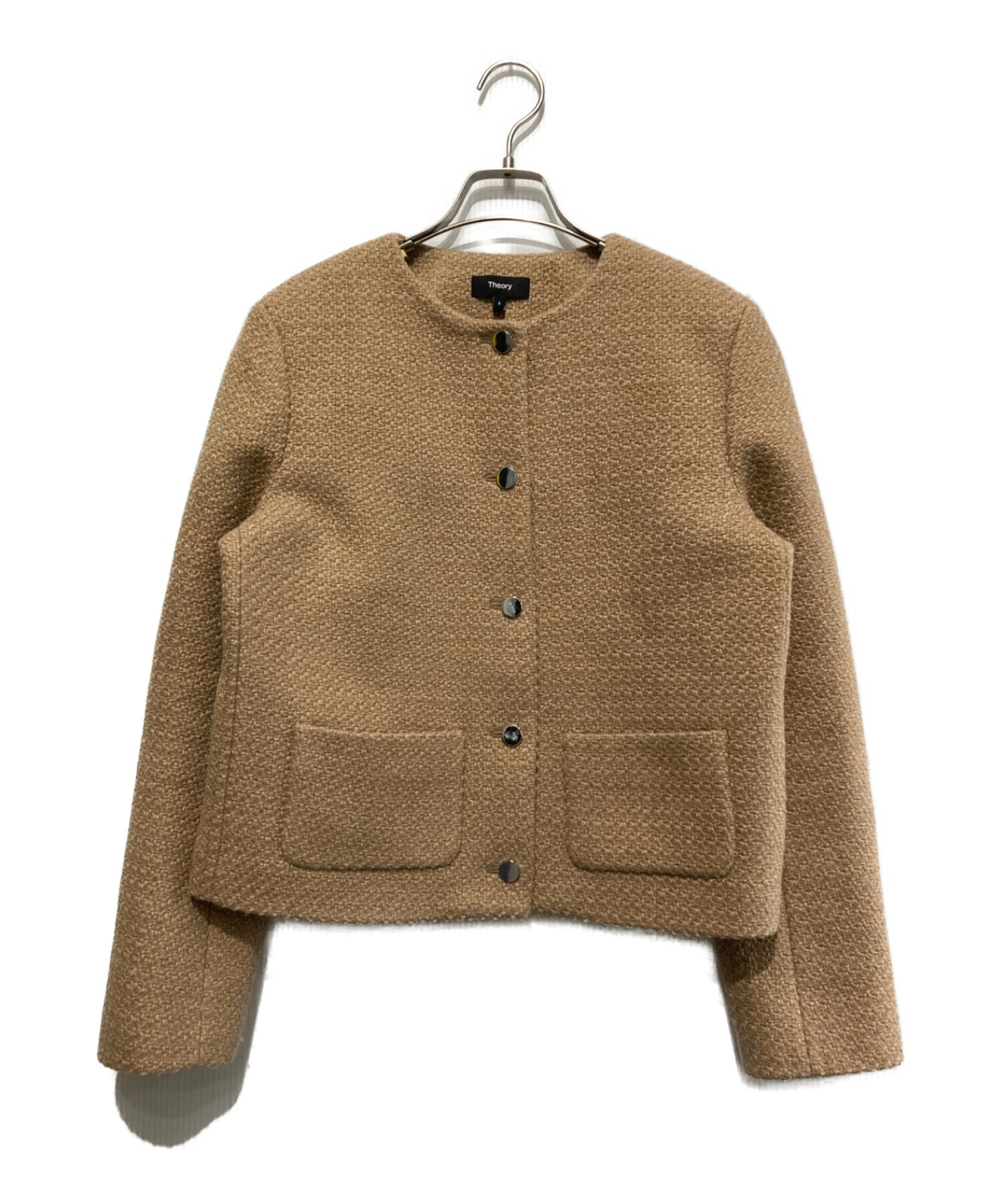 中古・古着通販】theory (セオリー) Holiday Tweed PKT Crop JKT