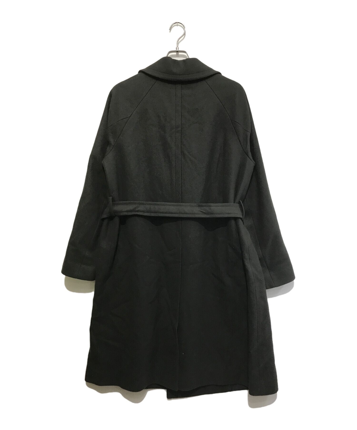 中古・古着通販】HEVO (イーヴォ) BRINDISIタイロッケンコート グレー