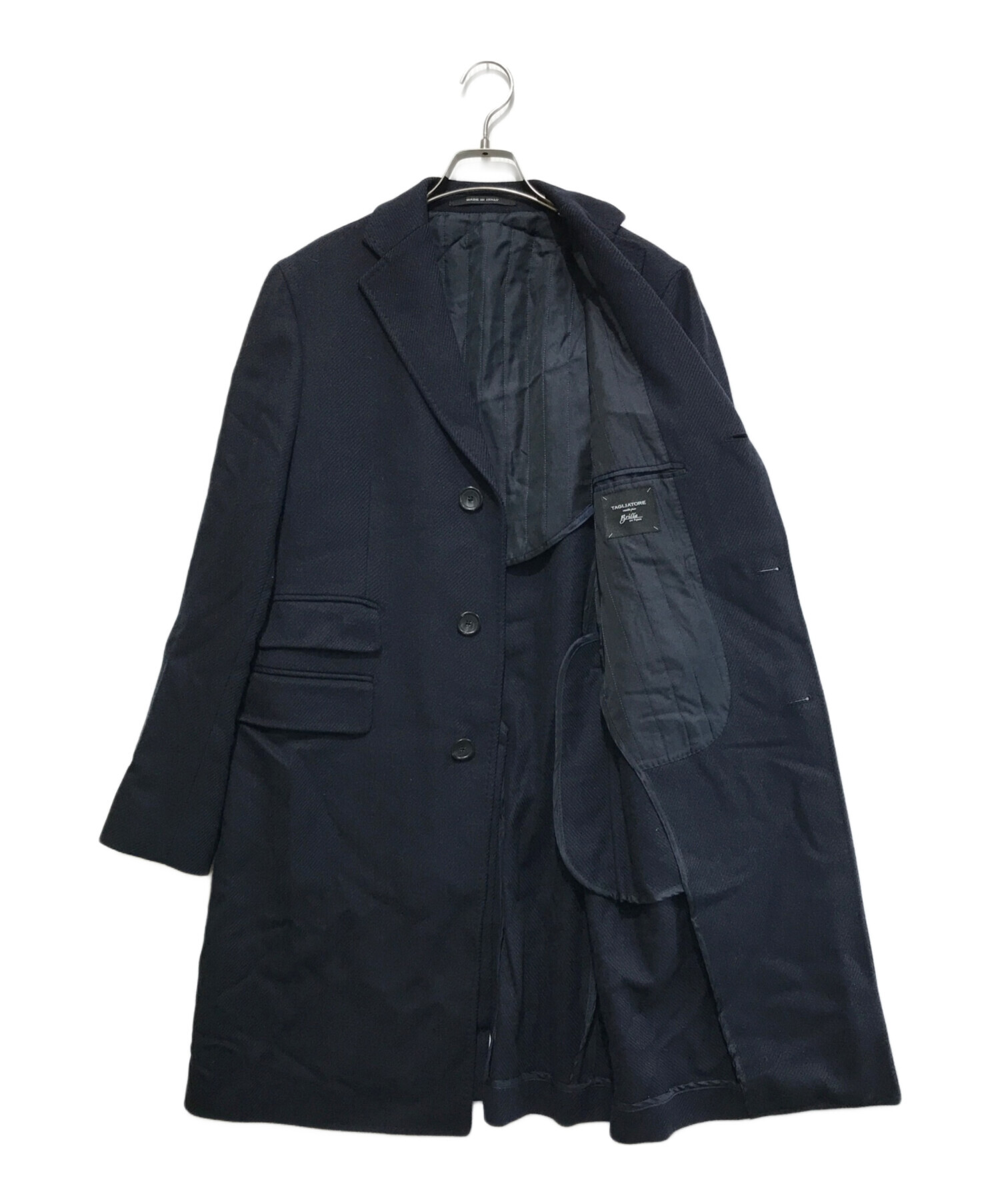 中古・古着通販】TAGLIATORE (タリアトーレ) ウールチェスターコート 