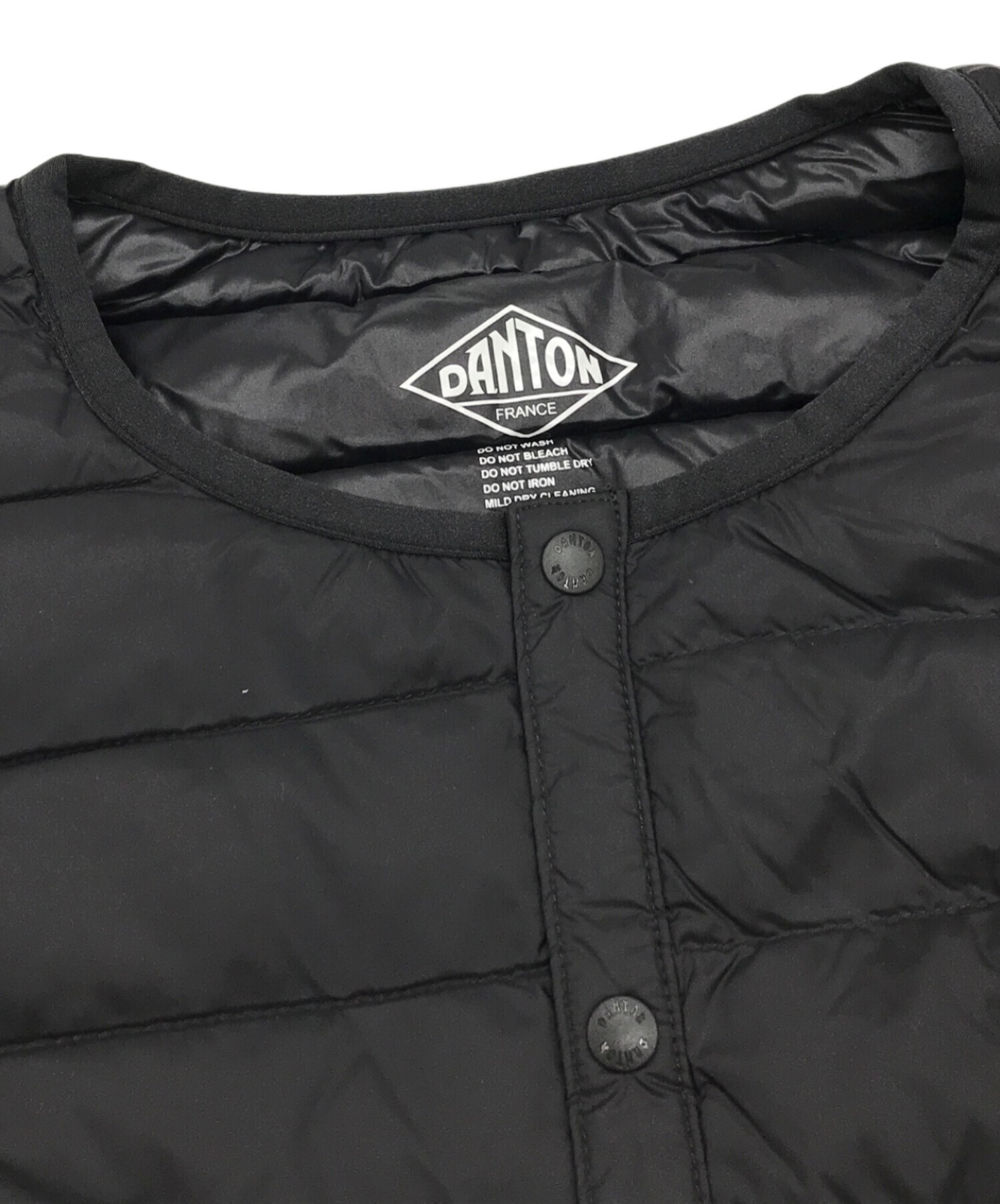 中古・古着通販】DANTON (ダントン) インナーダウンベスト ブラック