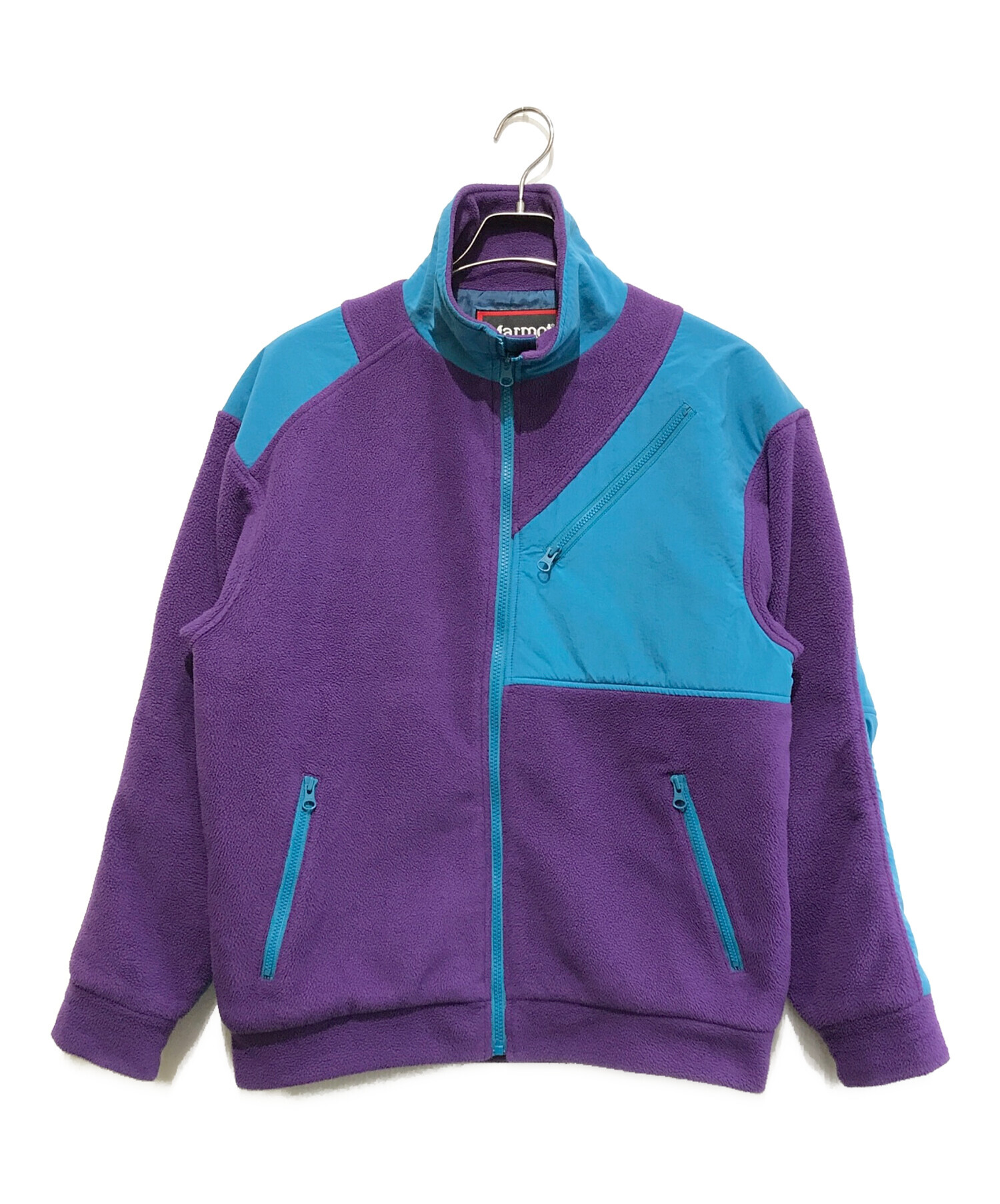 中古・古着通販】MARMOT (マーモット) FLEECE JACKET ブルー×パープル