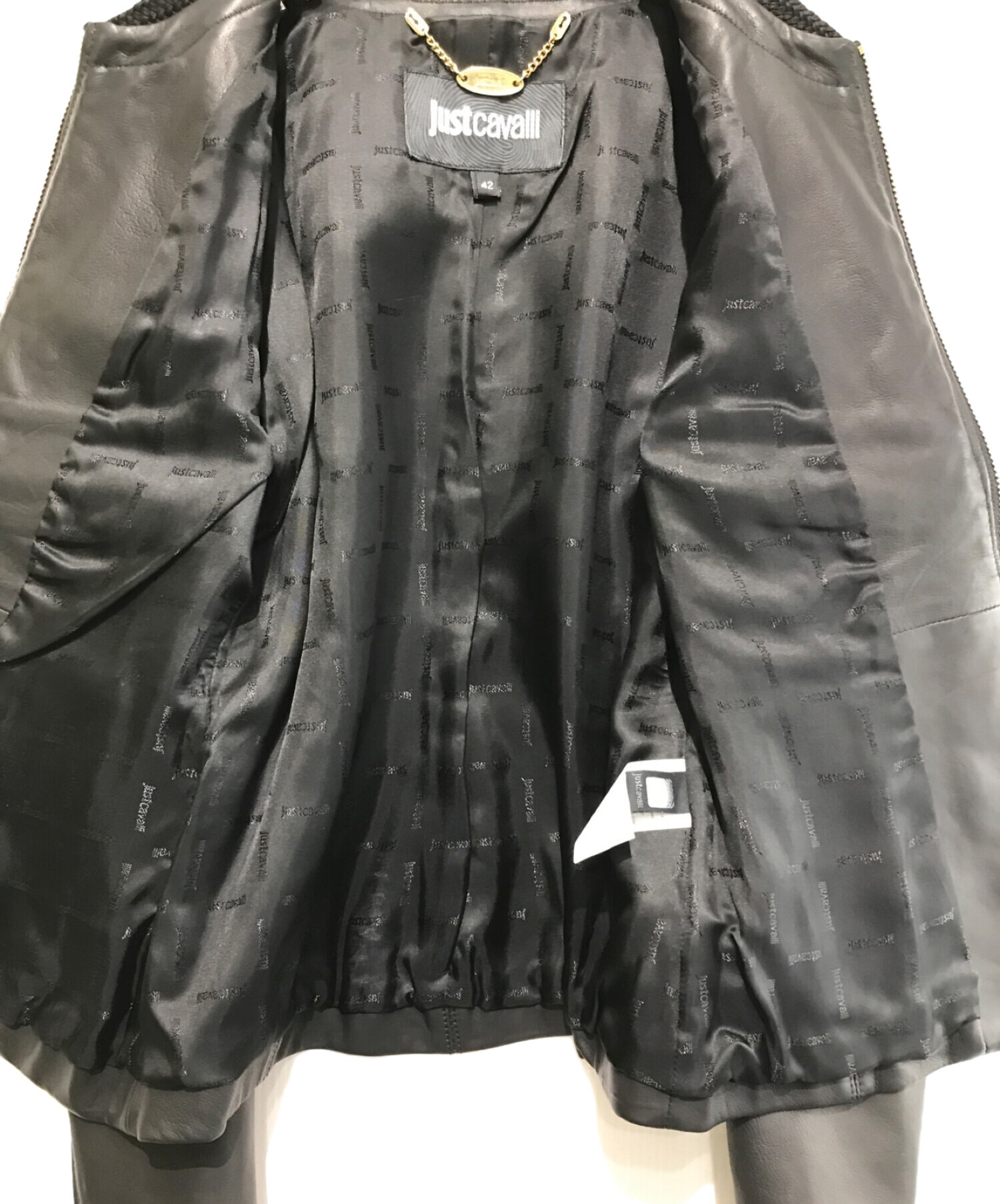 Just CAVALLI レザージャケット