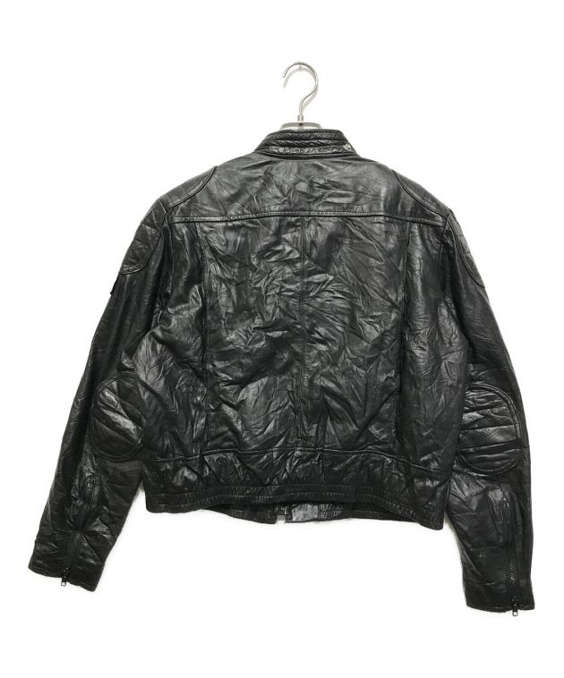 Brocks ブルックス レザージャケット ライダース 44 ヴィンテージ 中古・古着通販】BROOKS (ブルックス) 古着ライダースレザージャケット