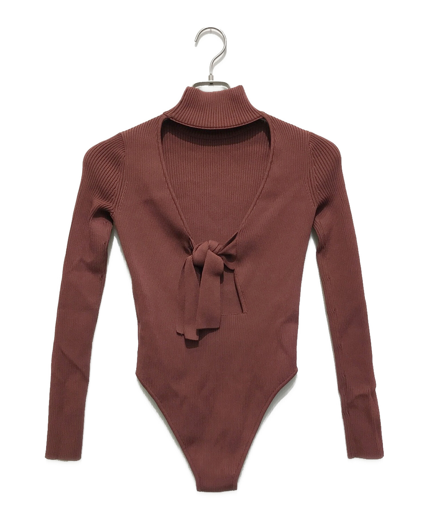 LEINWANDE Garden Knitted Body Suit　ブラウン LEINWANDE Garden Knitted Body Suit ブラウン 23AW/Collection