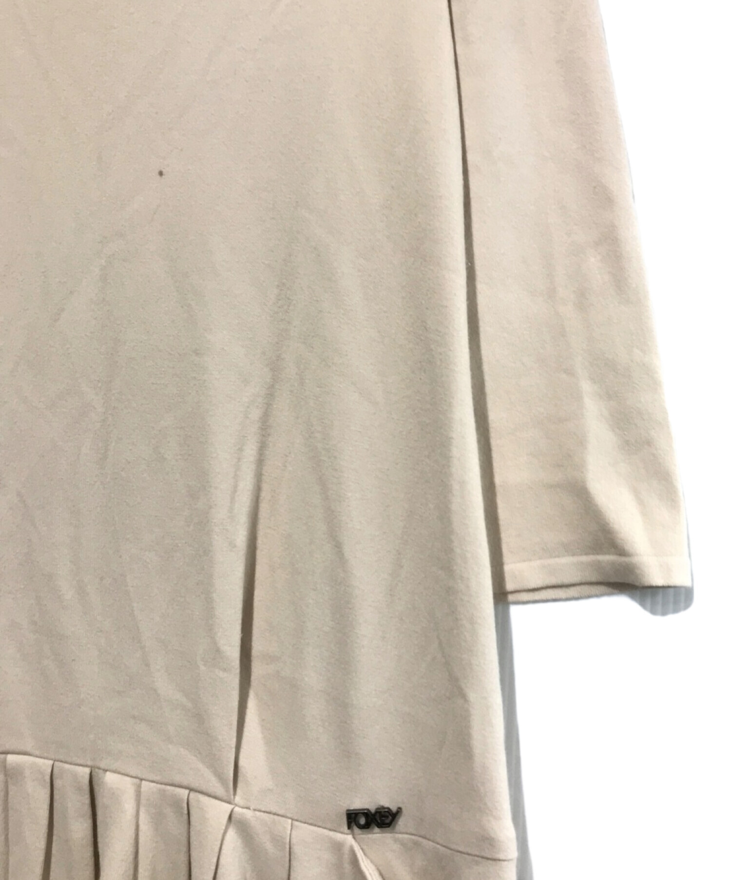 中古・古着通販】FOXEY (フォクシー) フレアワンピース ベージュ 